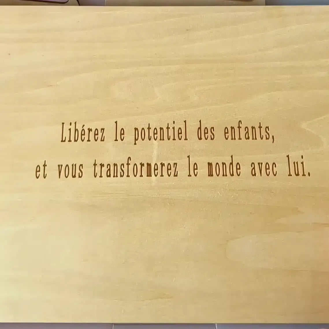Baby-Crea Puzzle bébé en bois personnalisé Puzzle Animaux de la Forêt