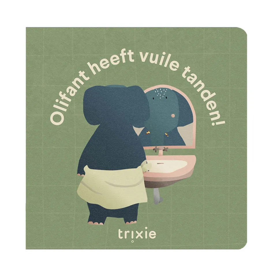 Trixie Baby Jeux, puzzles & livres Les dents de l'Éléphant sont sales NL livre