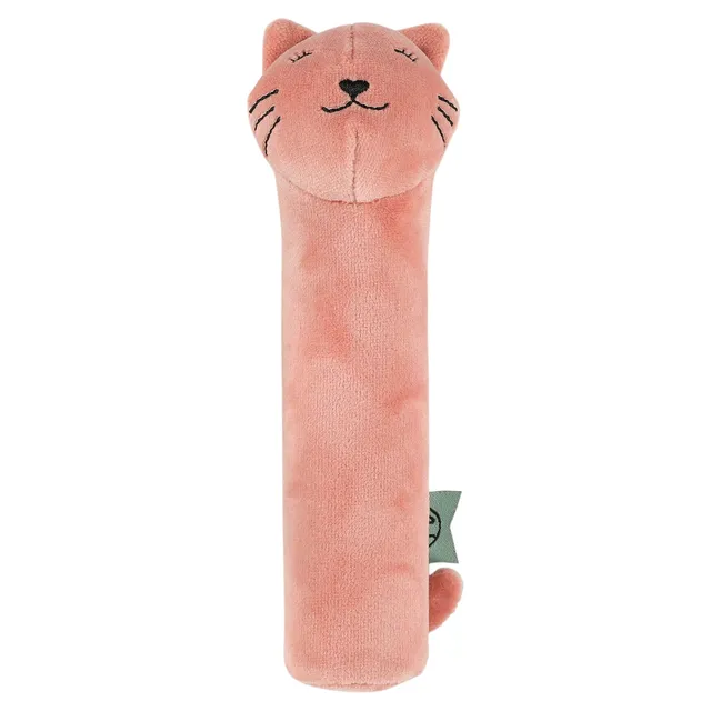 Trixie Baby Premiers jouets Hochet allongé Mrs. Cat