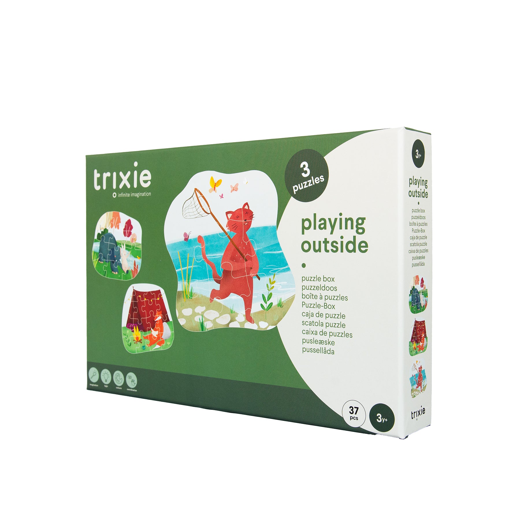 Trixie Baby Jeux, puzzles & livres Jeux en plein air puzzle à forme 3 puzzles