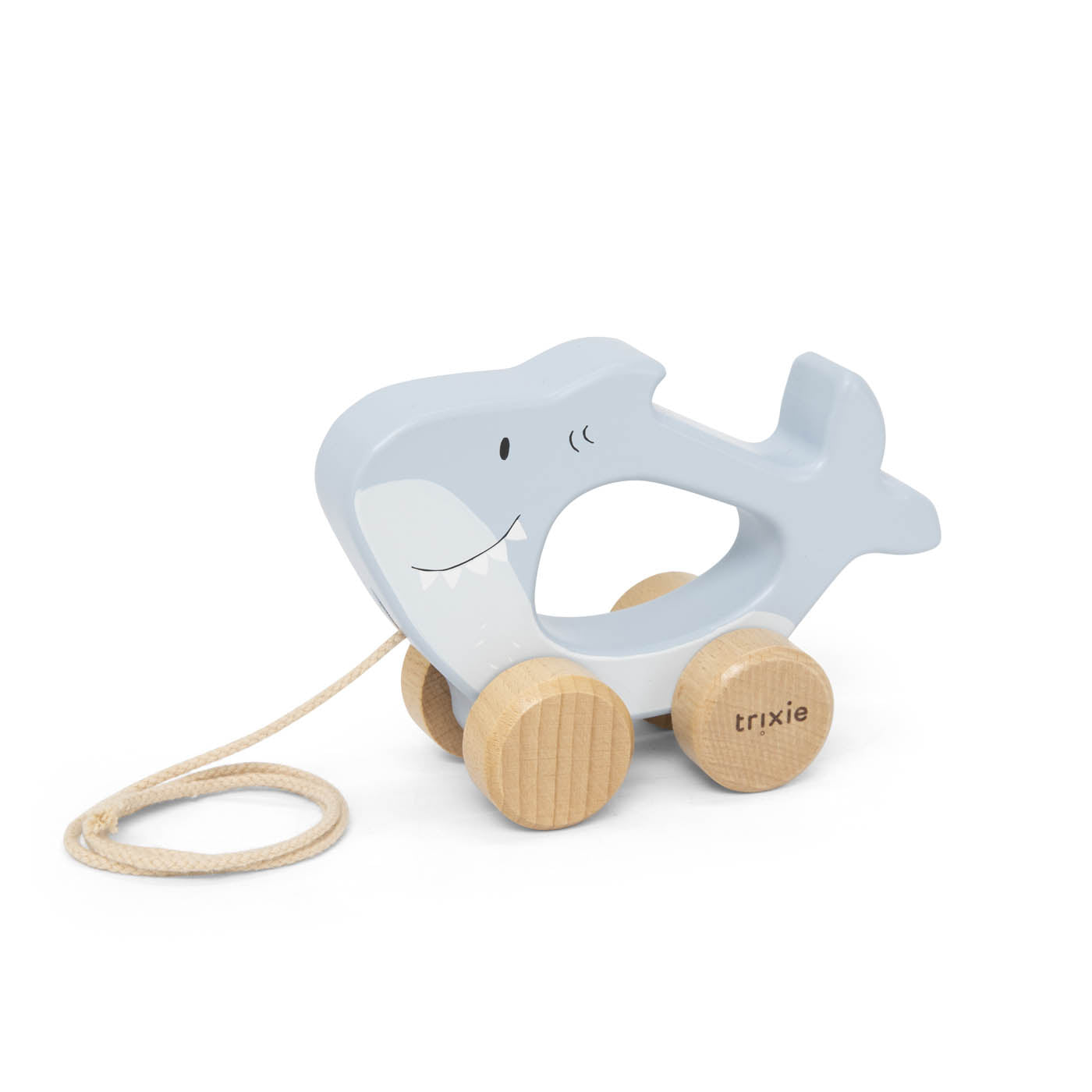 Trixie Baby Mr. Shark jouet à tirer en bois