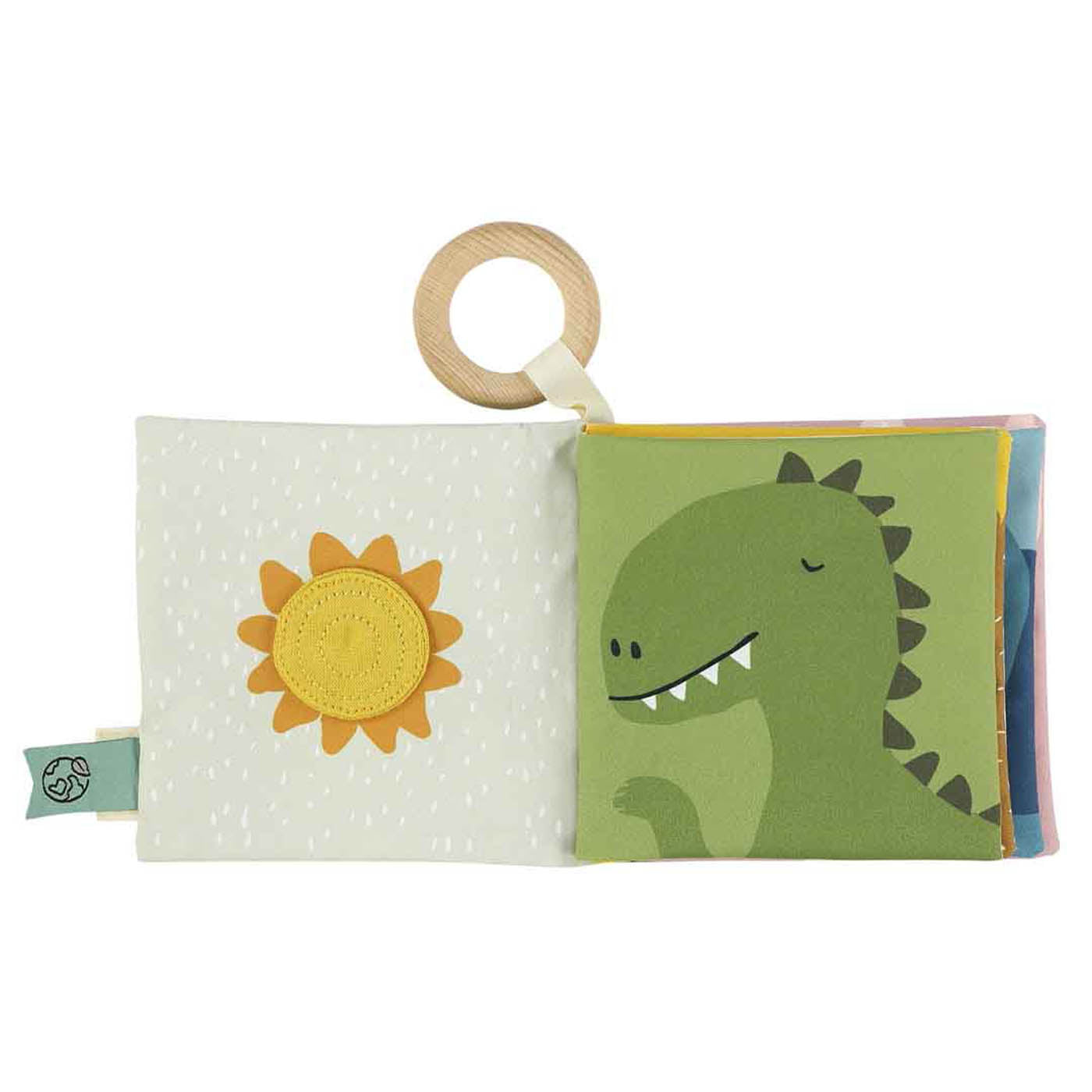 Trixie Baby Jeux, puzzles & livres Livre crépitant 4 animaux tissu sensoriel