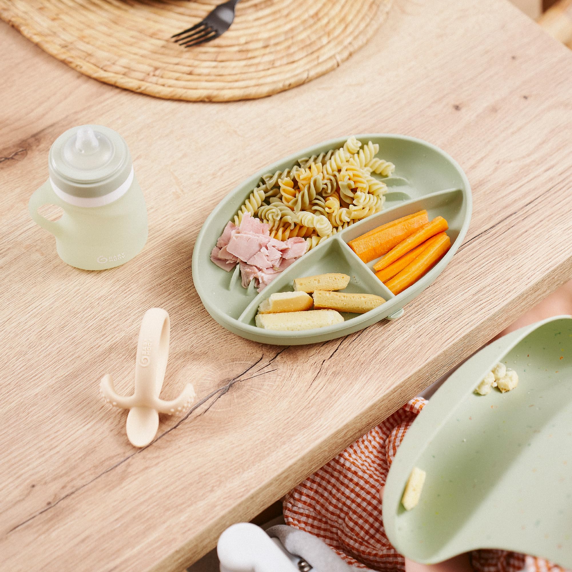 Babymoov Isy / Babybols assiette compartimentée antidérapante en silicone