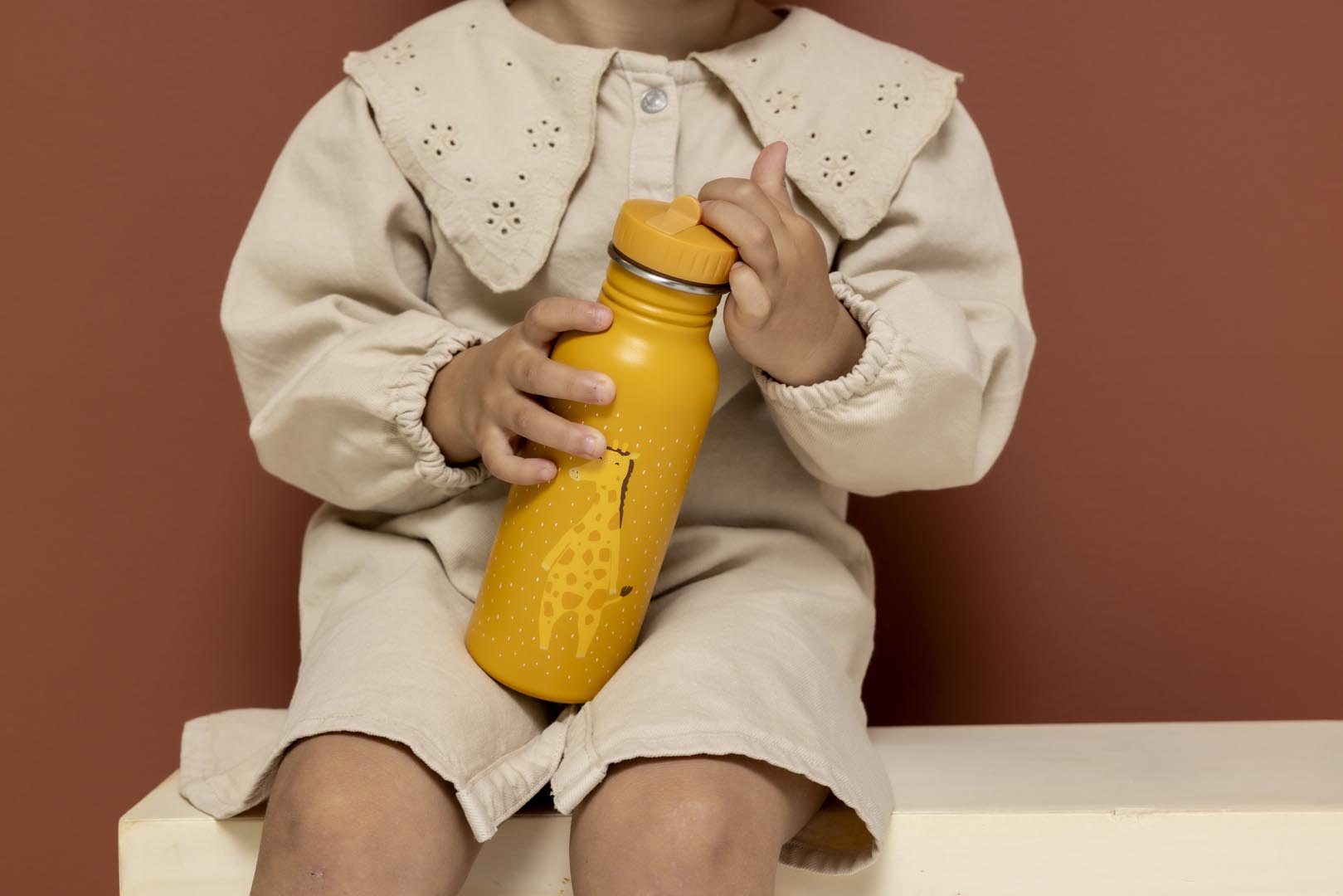 Trixie Baby En déplacement gourde 500ml Mr. Giraffe inox