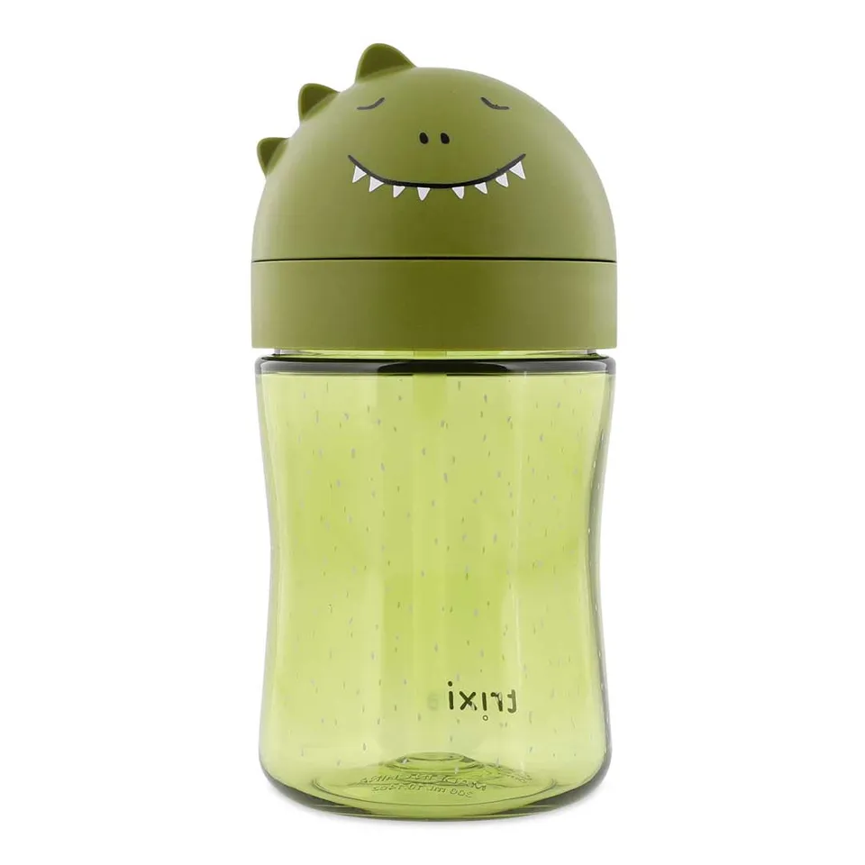 Trixie Baby Tasses et gobelets Mr. Dino gobelet avec paille anti-fuite