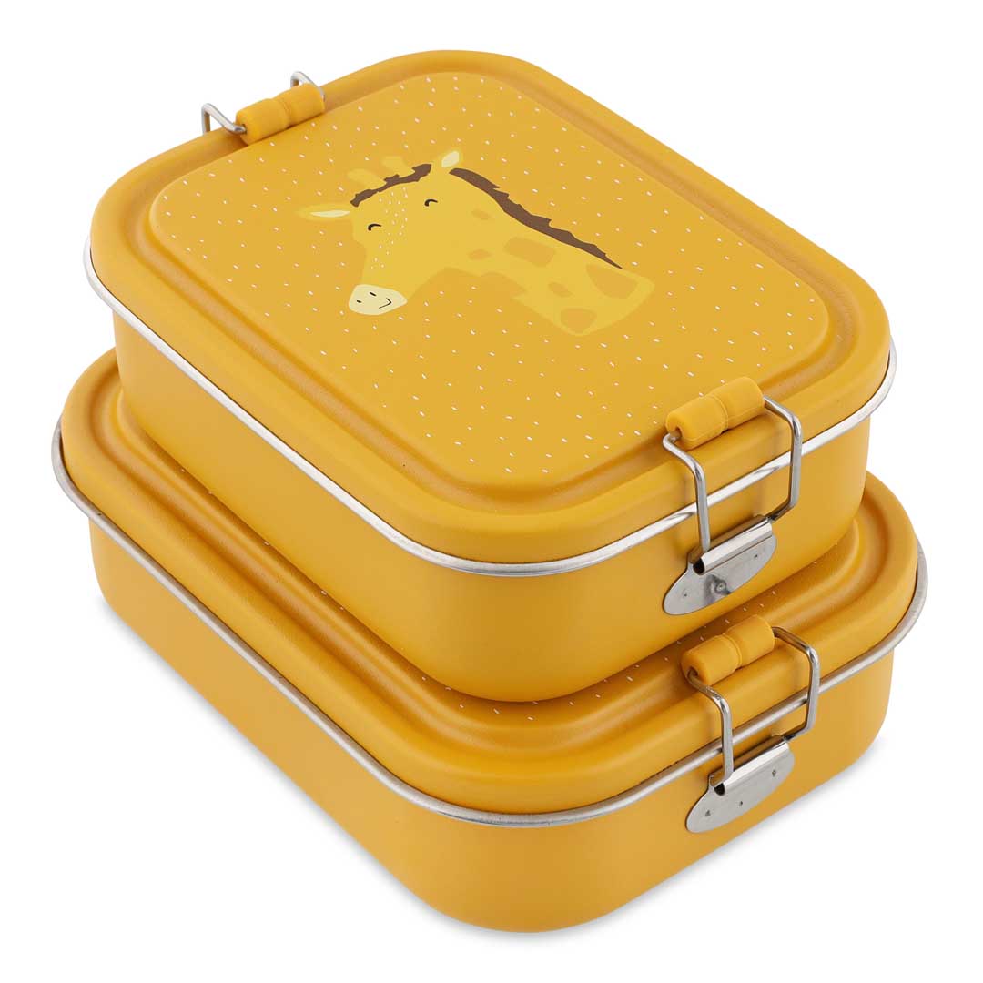 Trixie Baby Mr. Giraffe grande boîte repas inox avec compartiment