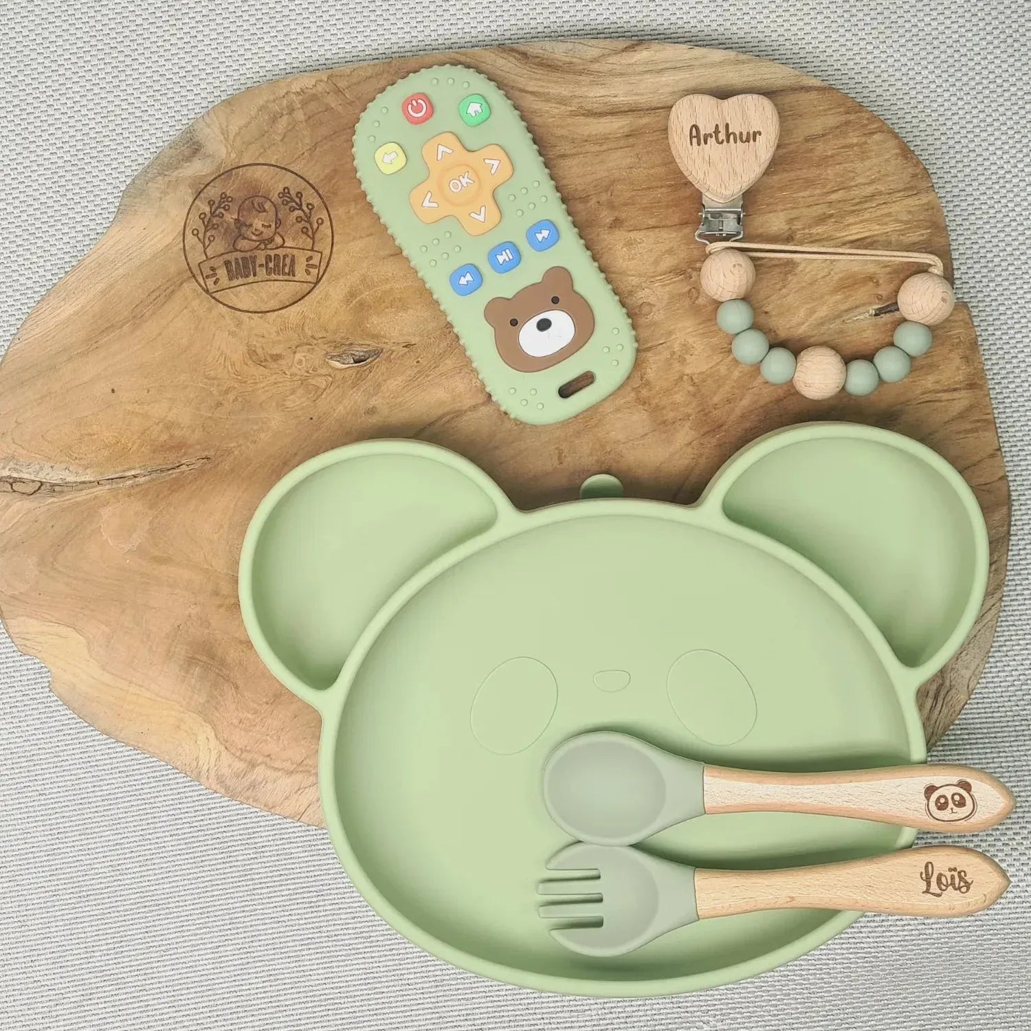 Baby-Crea Coffret naissance personnalisé coffret bébé rose pâle