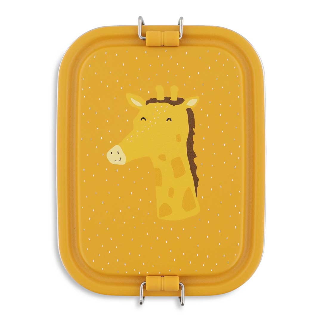 Trixie Baby Boîtes à goûter et boîtes repas Boîte repas petite Mr. Giraffe inox