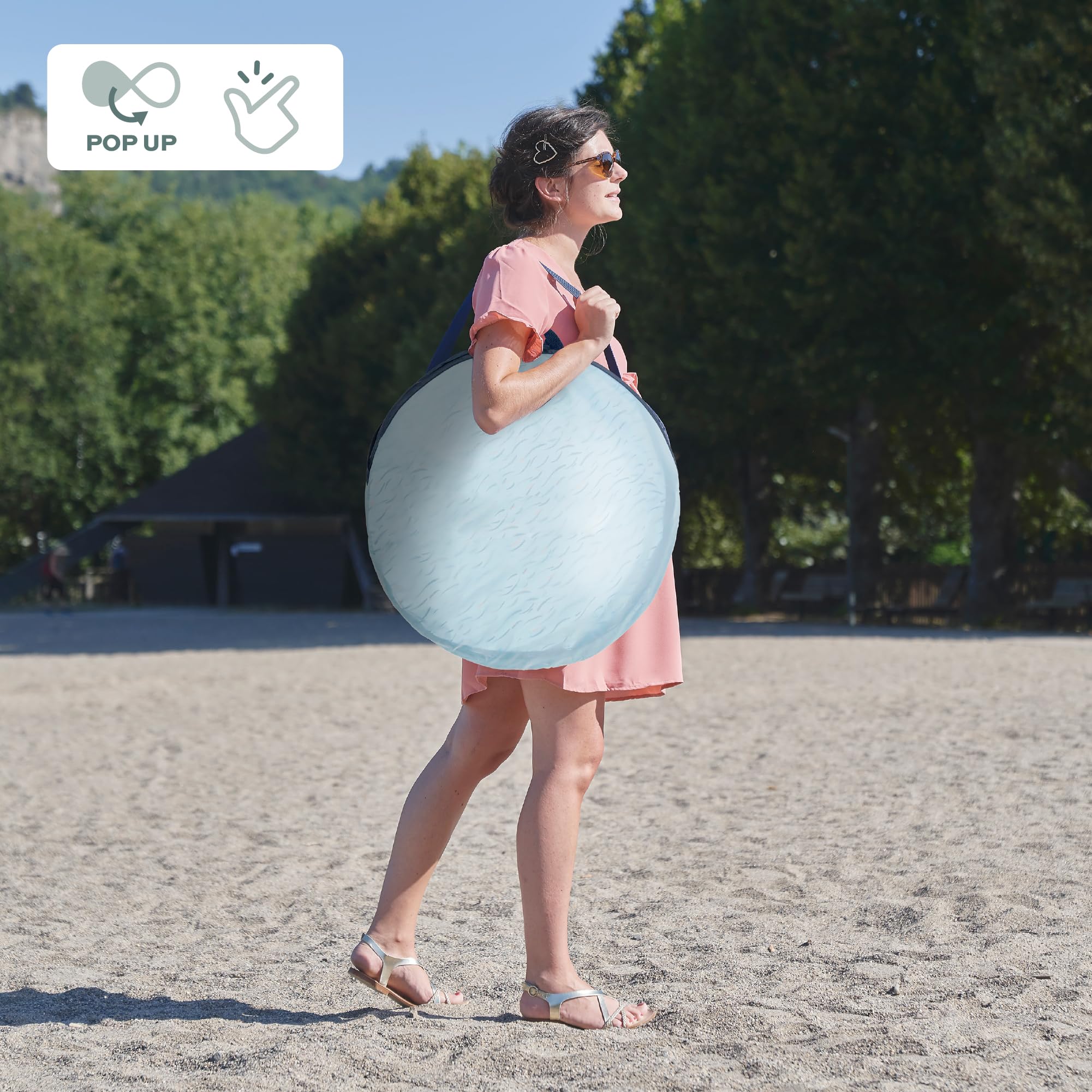Babymoov Moov / Moov & tente anti-UV bébé Blue Waves FPS 50+