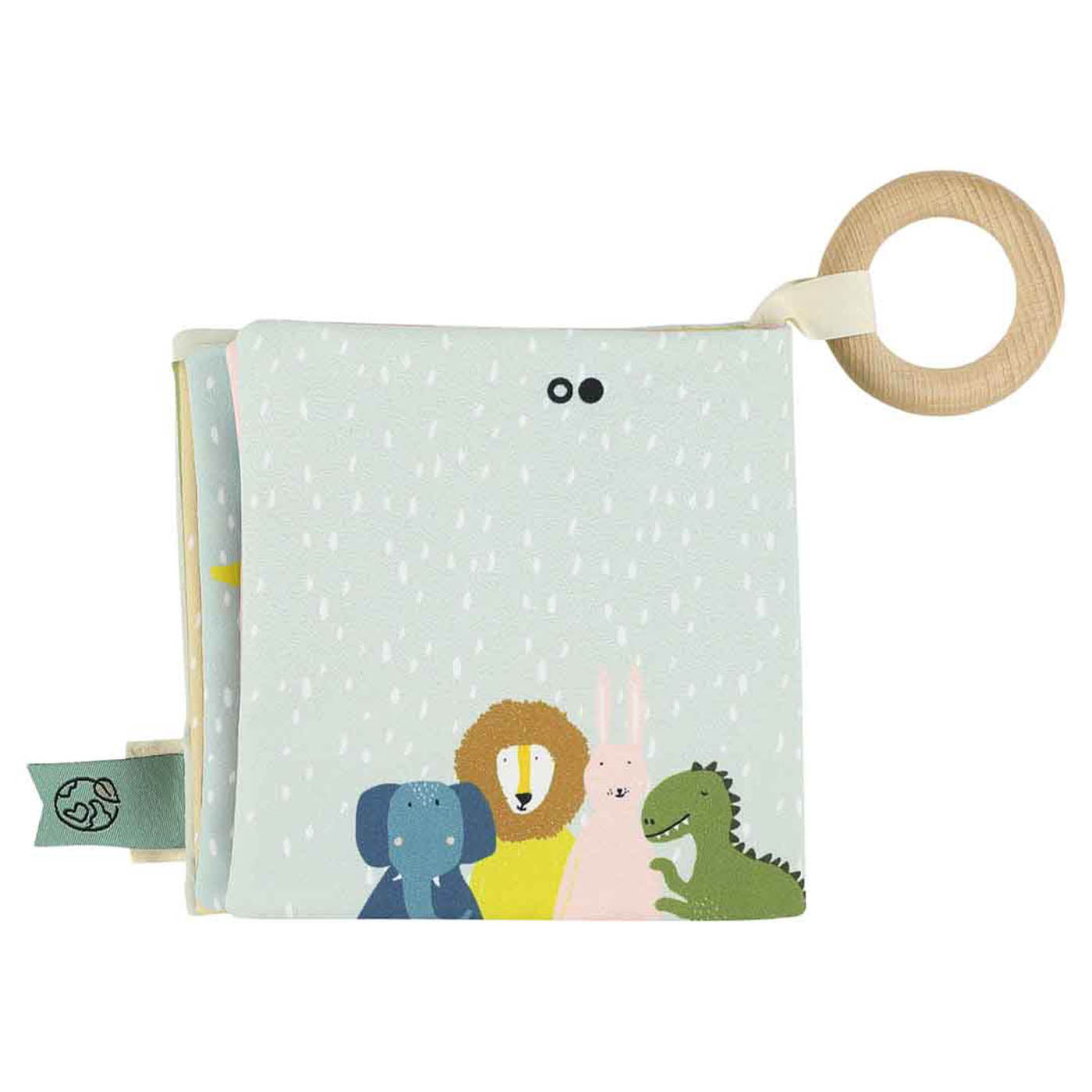 Trixie Baby Jeux, puzzles & livres Livre crépitant 4 animaux tissu sensoriel