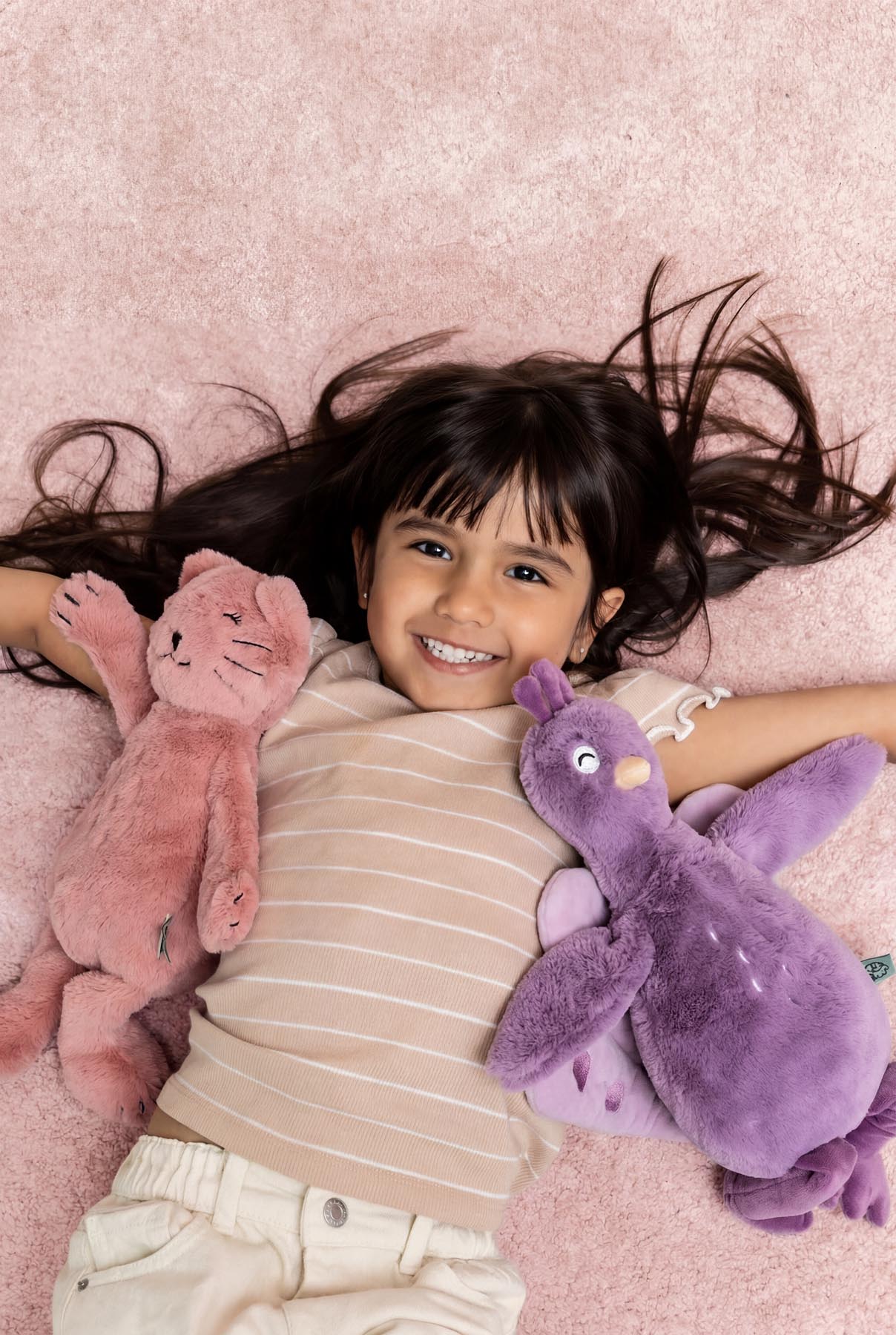 Trixie Baby Premiers jouets Mrs. Peacock peluche, matières recyclées
