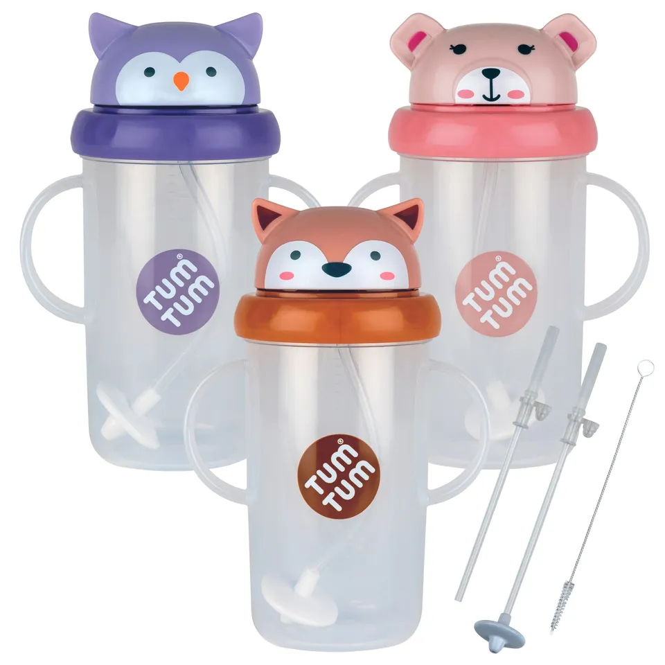 Tum Tum Cups Tall Tippy Up Cups 300ml Series 3 Bundle E gobelet paille