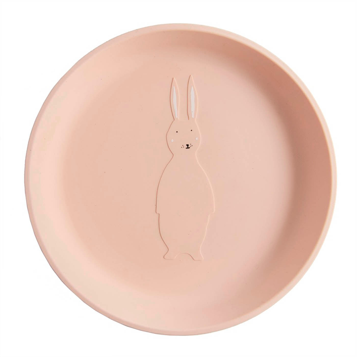 Trixie Baby Vaisselle Assiette silicone Mrs. Rabbit pour bébé
