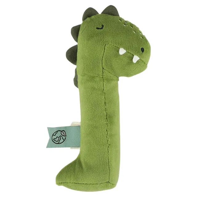 Trixie Baby Premiers jouets Mr. Dino hochet allongé qui couine