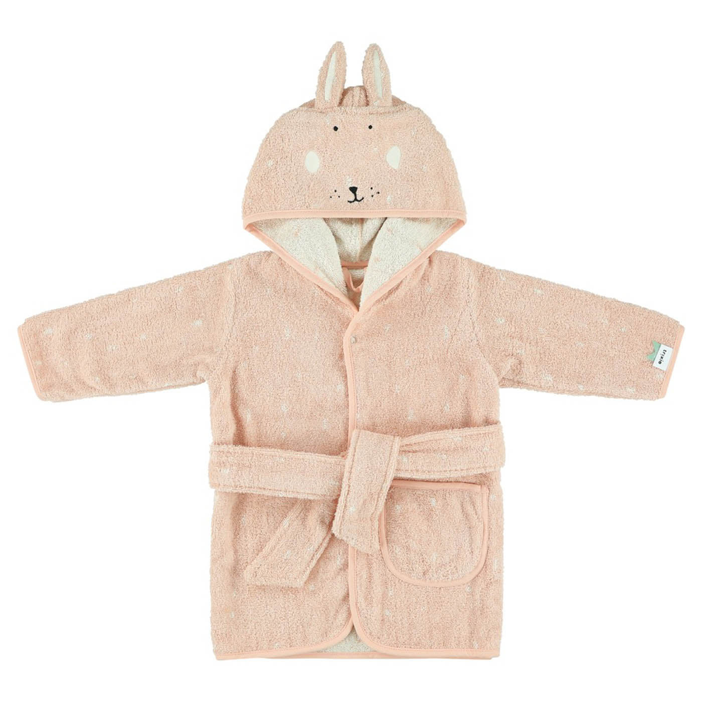 Trixie Baby Capes de bain Mrs. Rabbit peignoir 1-2 ans coton bio