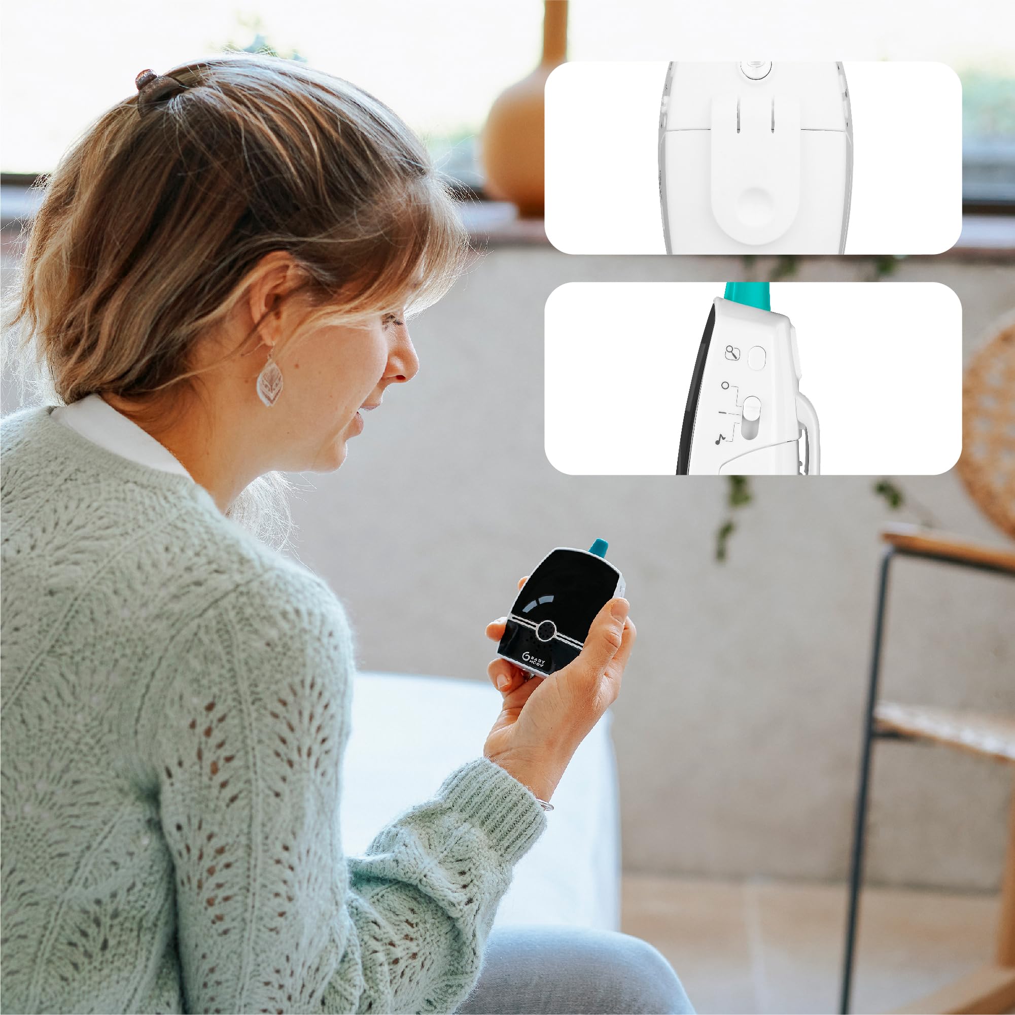 Babymoov YOO Premium Care babyphone audio, portée 1 400 m