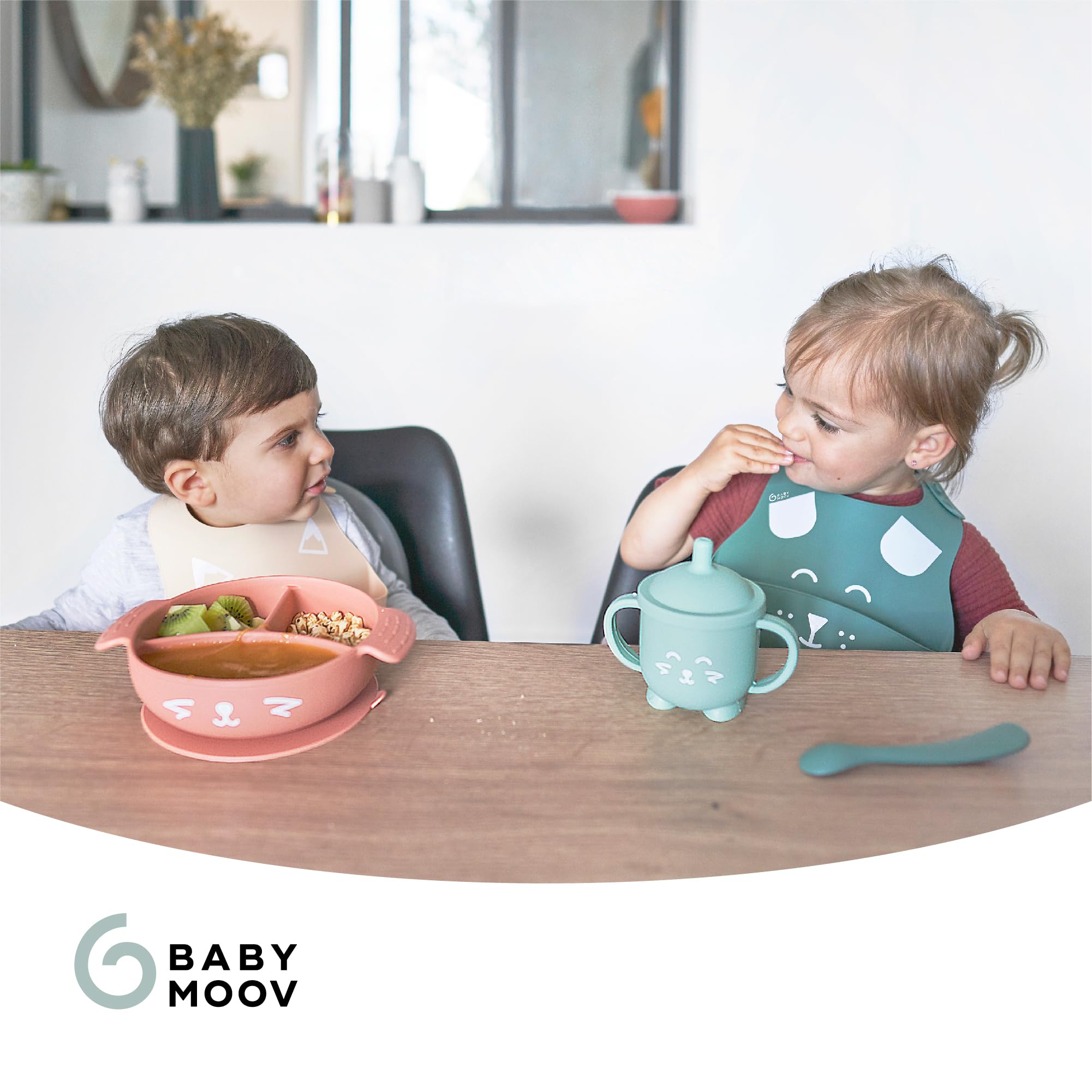 Babymoov Learn'ISY coffret repas Renard Terracotta 15-24 mois