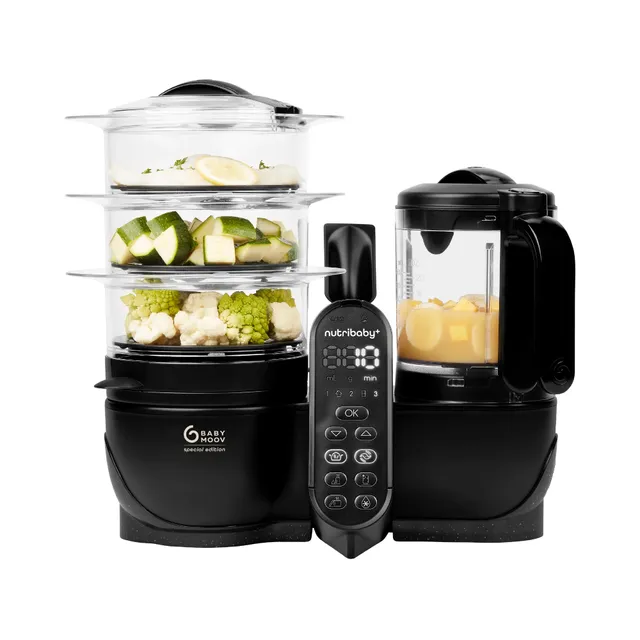 Babymoov Nutribaby(+) XL robot cuiseur bébé 2,9 L noir vapeur