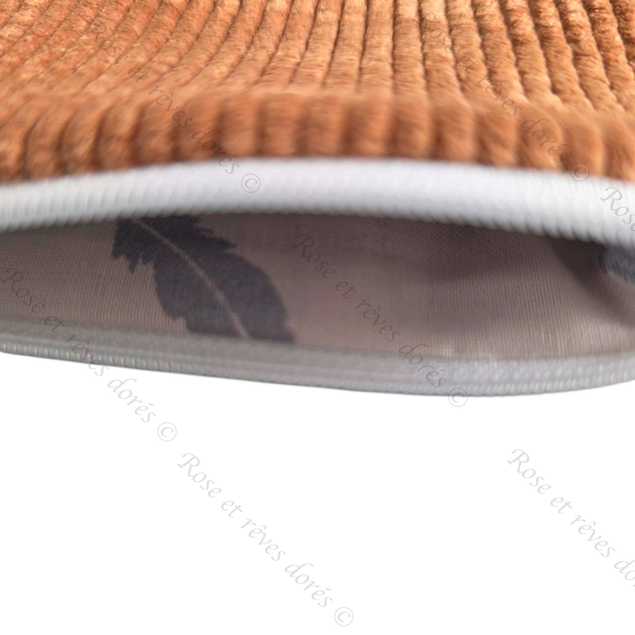 Rose et rêves dorés Pochettes et trousses diverses Pochette porte-monnaie plume