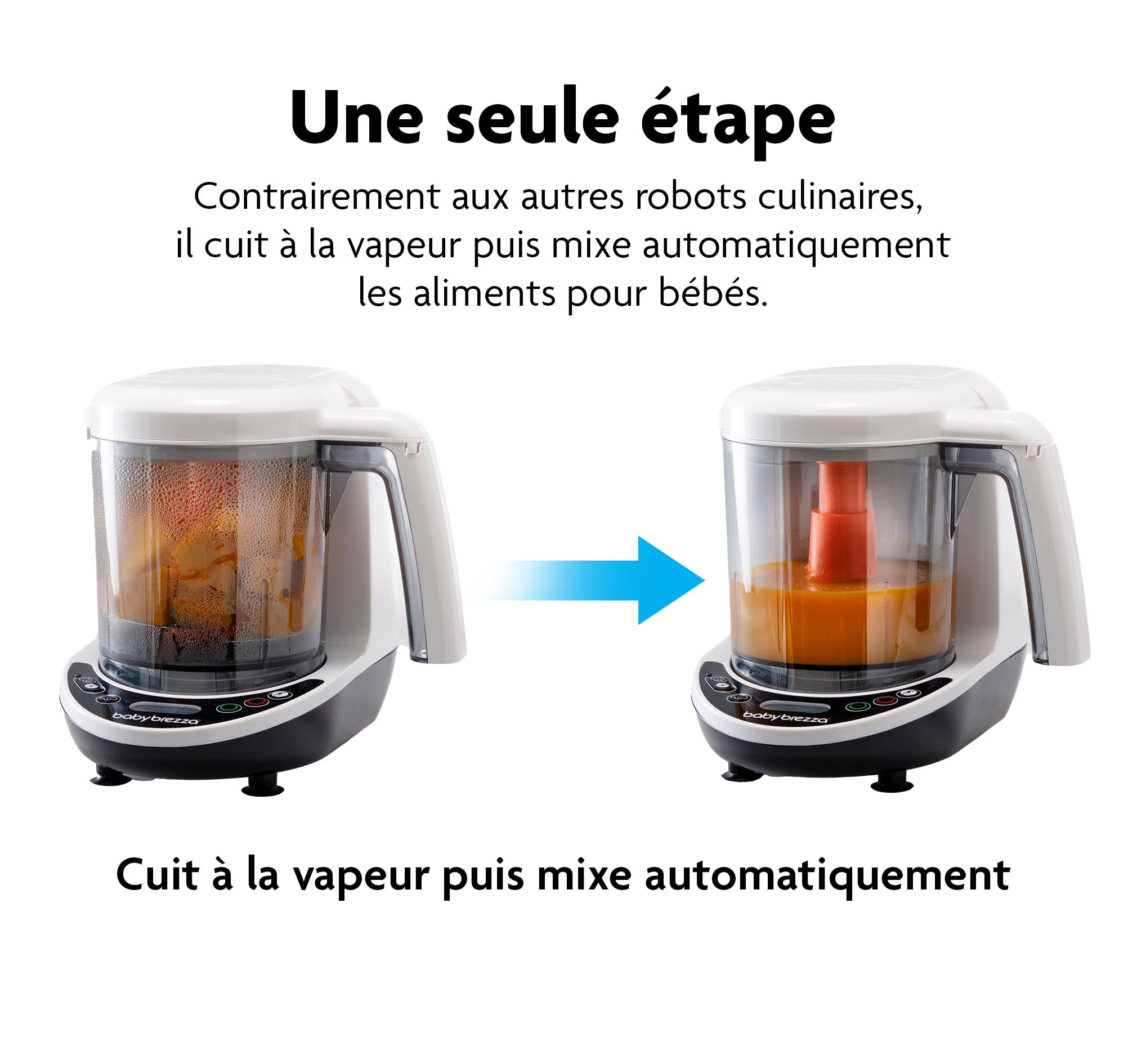 Baby Brezza Robots cuiseur-mixeur Food Maker Deluxe robot bébé 3 en 1