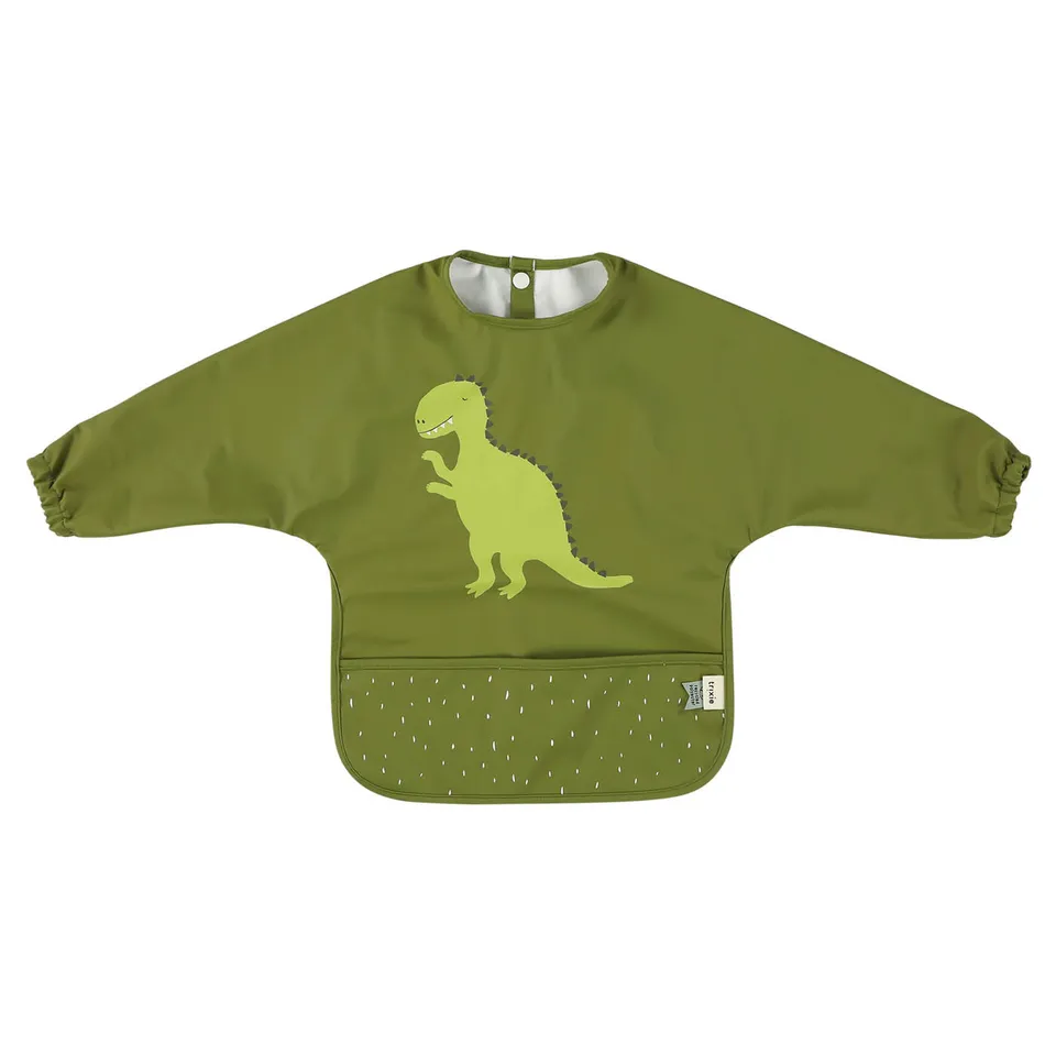 Trixie Baby Bavoirs Bavoir à manches imperméable Mr. Dino