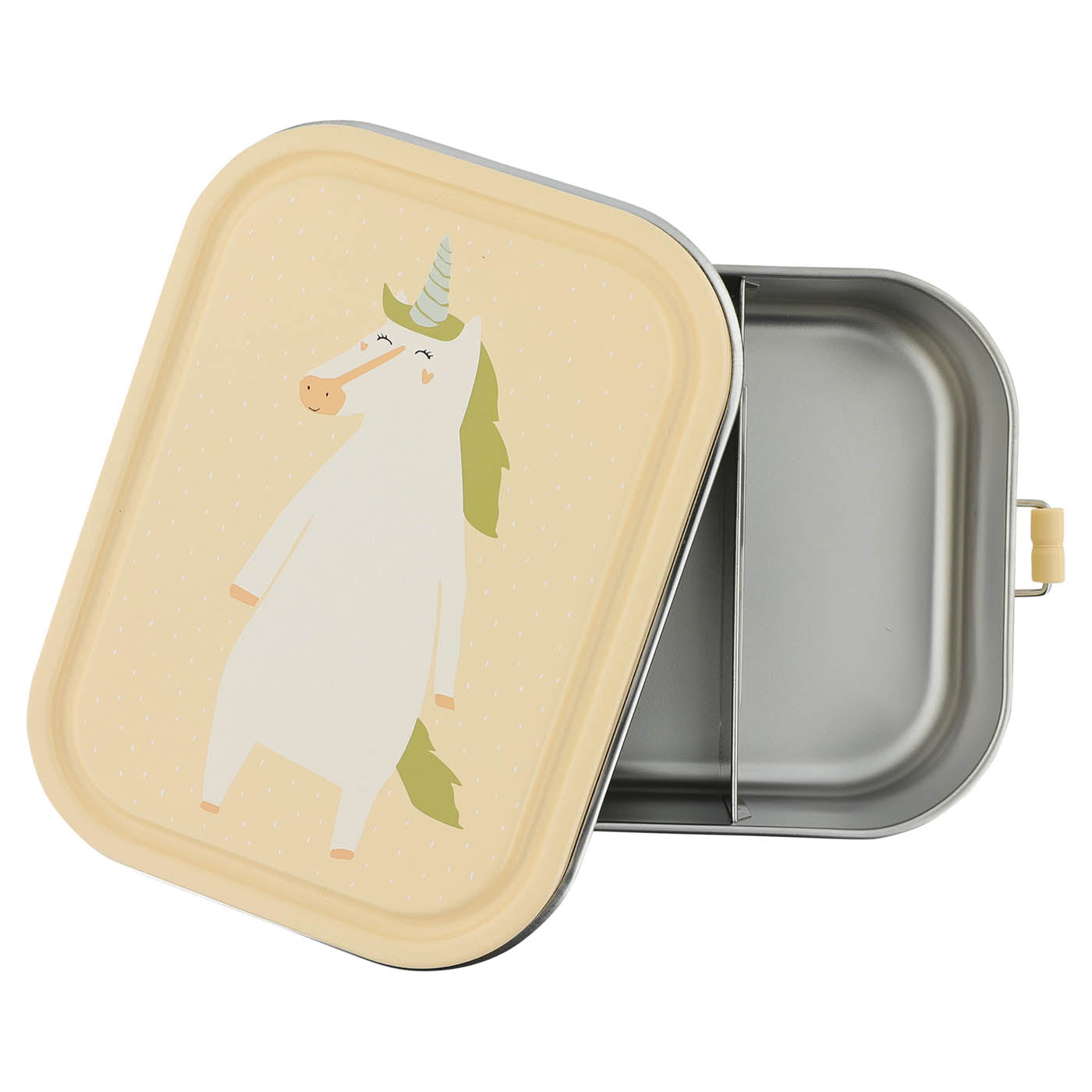 Trixie Baby Boîtes à goûter et boîtes repas Mrs. Unicorn grande boîte repas inox