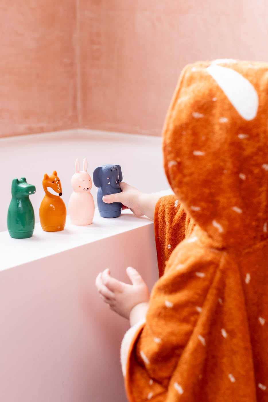 Trixie Baby Capes de bain 75 x 75 cm Mr. Fox coton bio