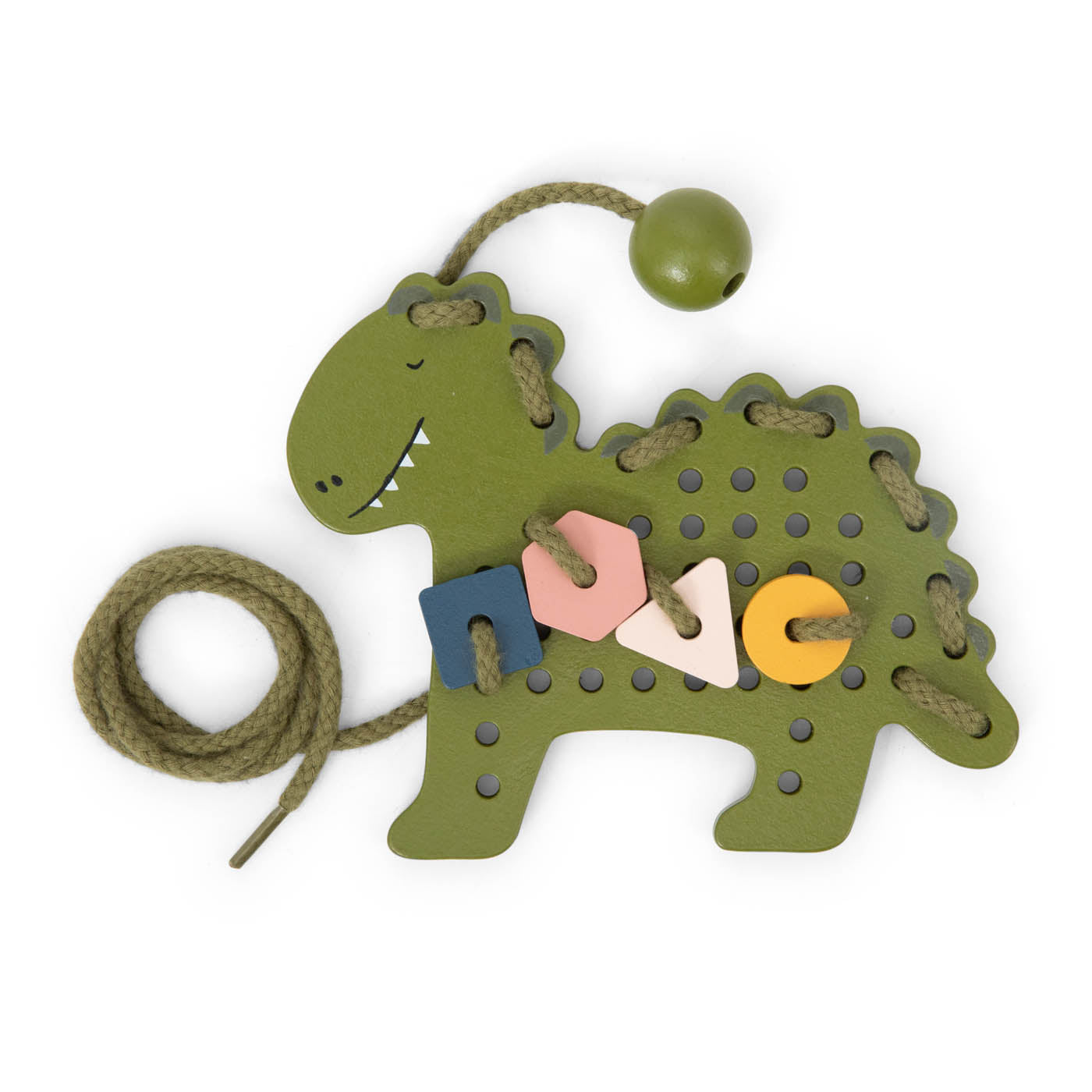 Trixie Baby Jouets d'activités Jeux de laçage bois animaux en bois FSC