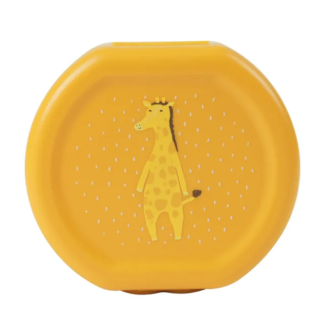 Trixie Baby Boîtes à goûter et boîtes repas Mr. Giraffe boîtes à goûter à clip, lot de 2