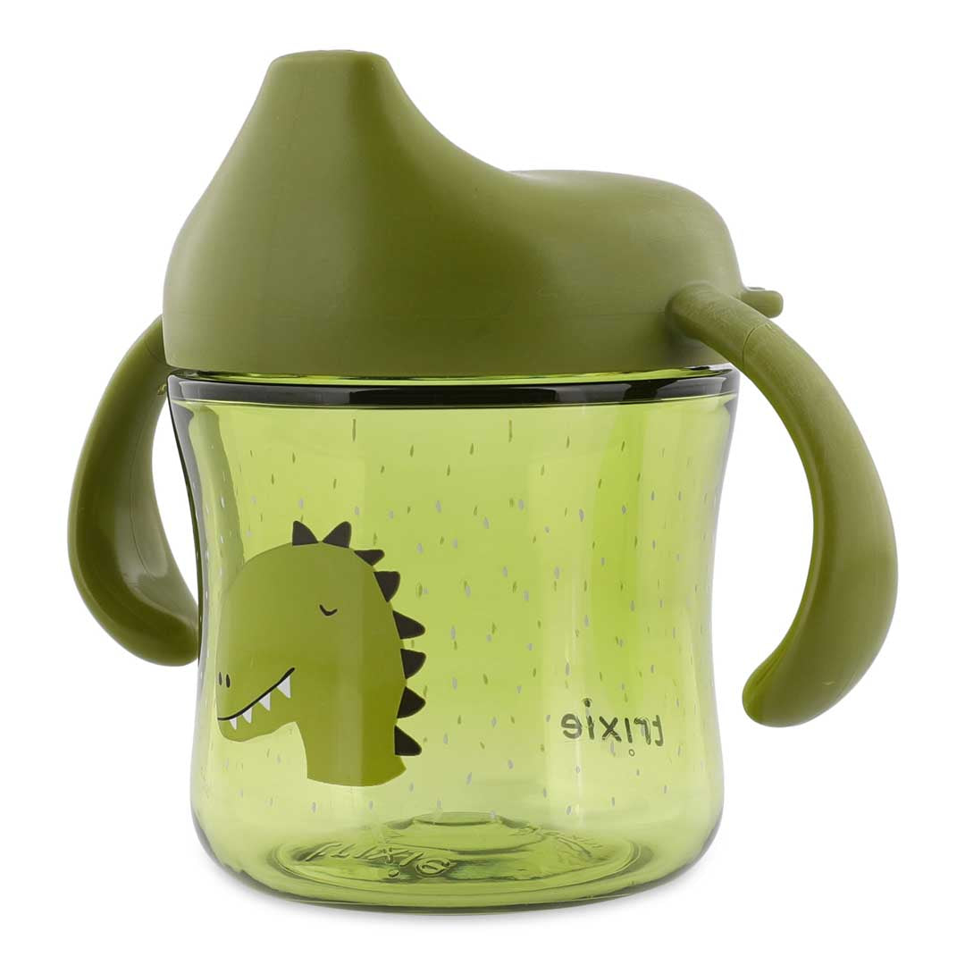 Trixie Baby Tasses et gobelets Mr. Dino tasse d’apprentissage à poignées anti-fuite