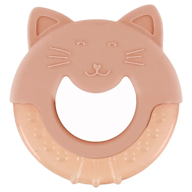 Trixie Baby Premiers jouets Anneau de dentition réfrigérante Mrs. Cat rafraîchissant