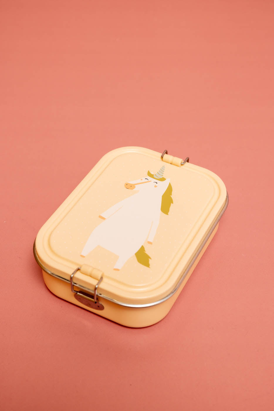 Trixie Baby Boîtes à goûter et boîtes repas Mrs. Unicorn grande boîte repas inox