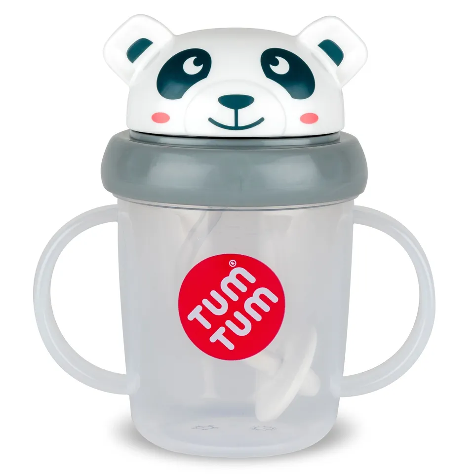 Tum Tum Cups Tippy Up Sippy Cup Pip Panda tasse à paille lestée 200 ml