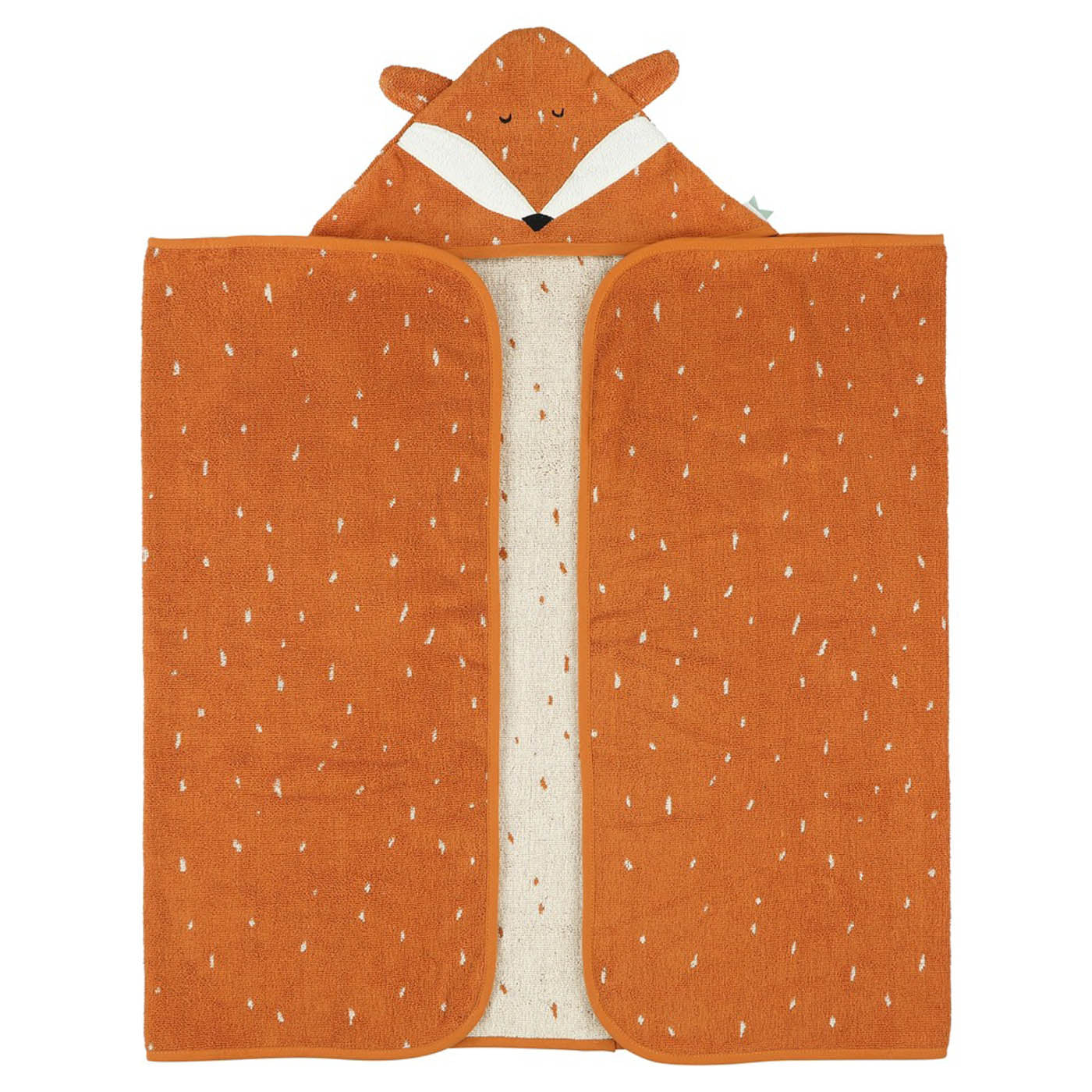 Trixie Baby Capes de bain Cape de bain 70x130cm Mr. Fox coton bio