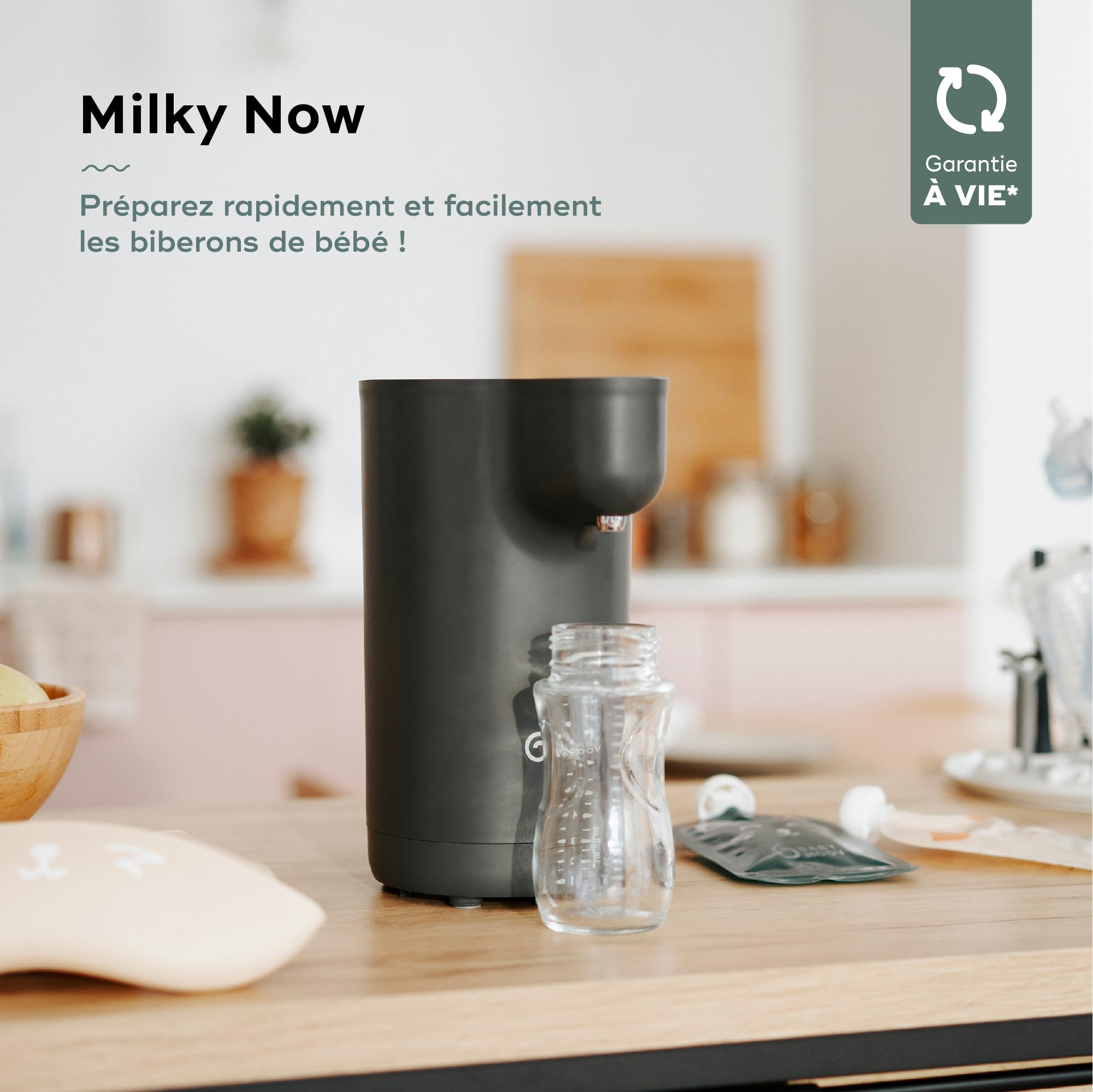 Babymoov Nutribaby / Duo Meal Milky Now préparateur de biberons bleu