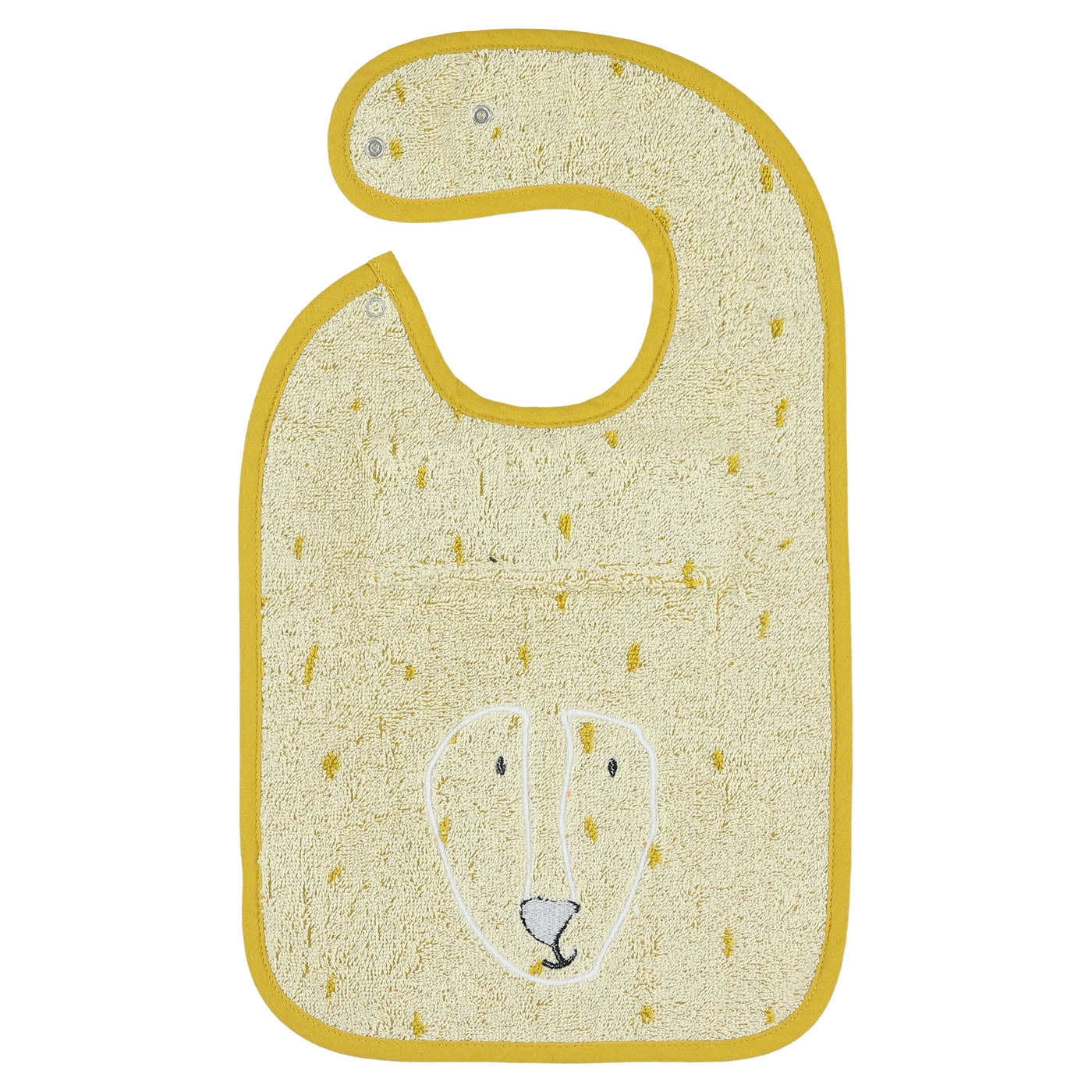 Trixie Baby Bavoirs Bavoir - Mr. Lion en coton biologique absorbant