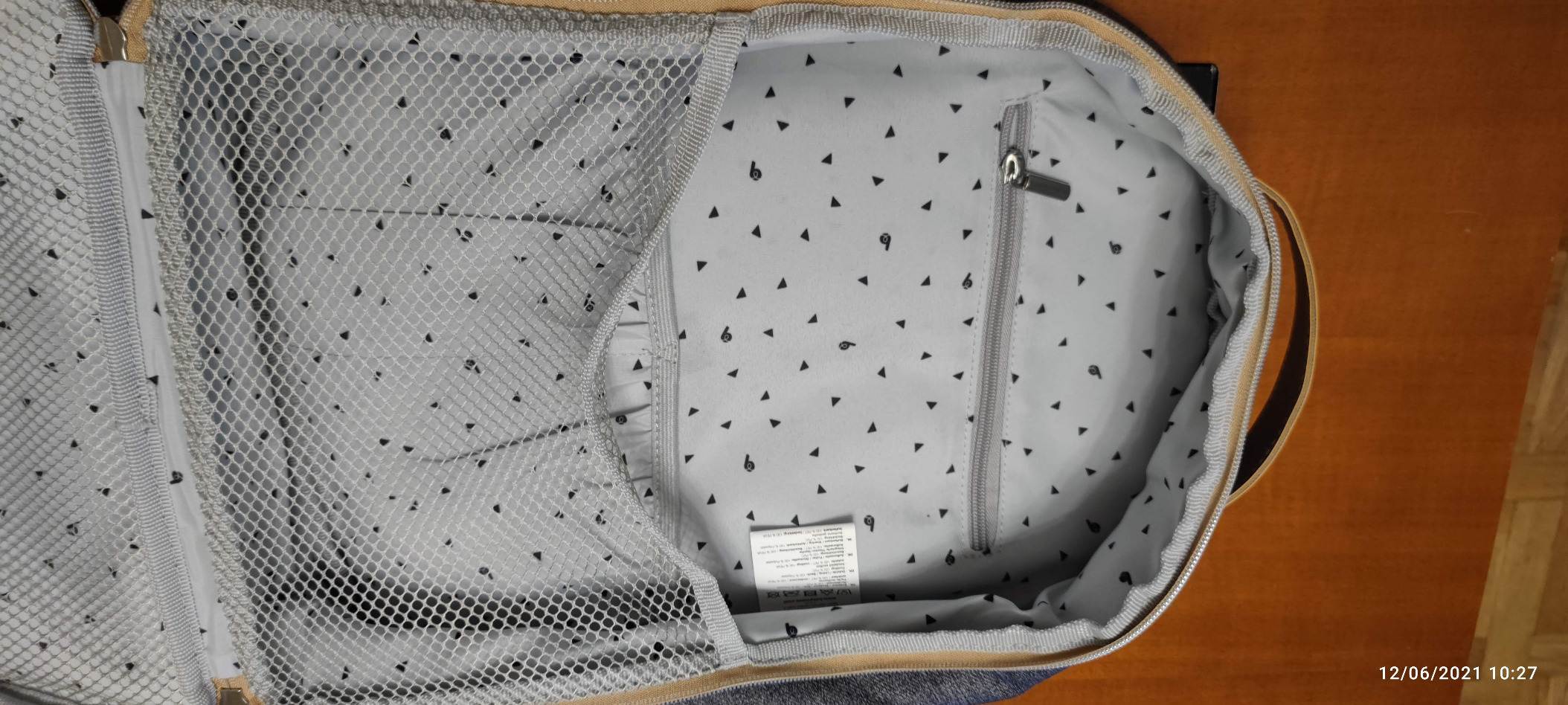 Babymoov Le Pyla sac à dos à langer Smokey 17 L avec poche isotherme