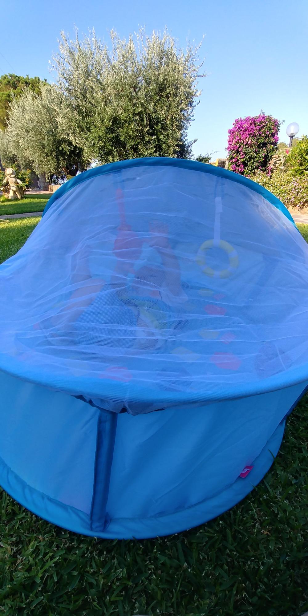 Babymoov Babyni aire de jeux bébé Marinière anti-UV FPS 50+