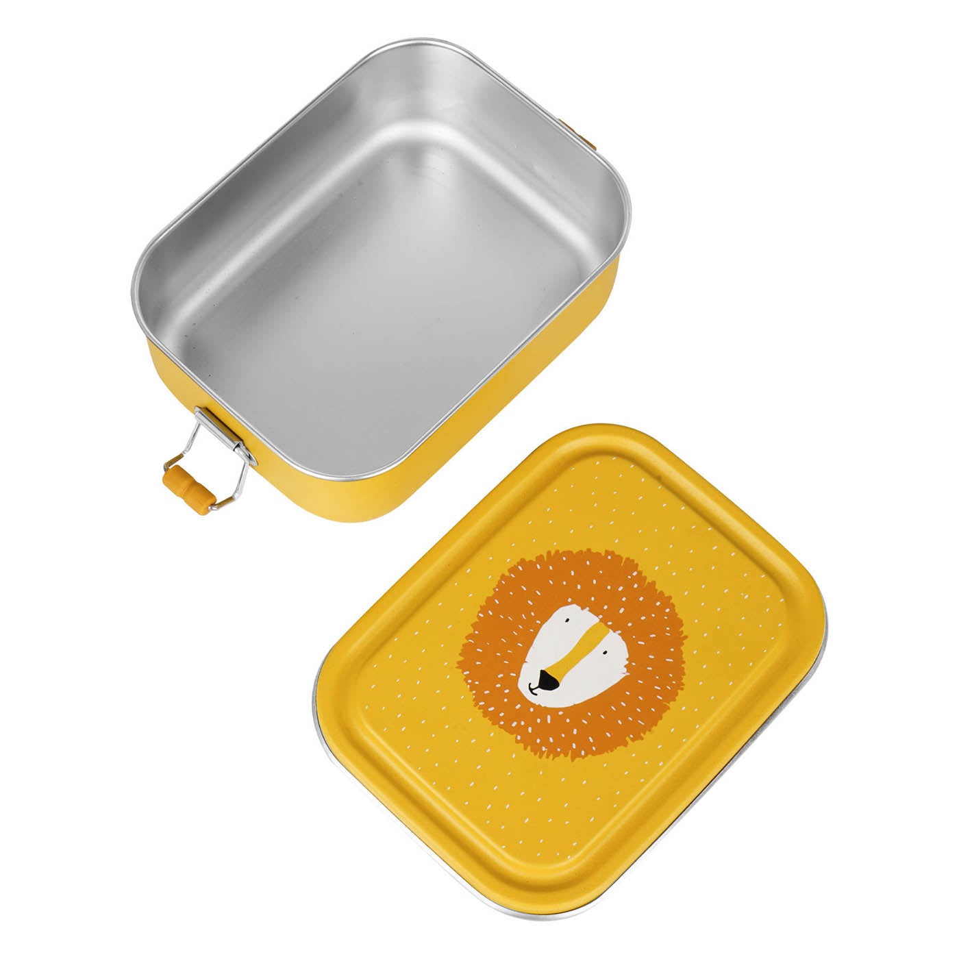 Trixie Baby Boîtes à goûter et boîtes repas Boîte repas petite Mr. Lion en acier inoxydable
