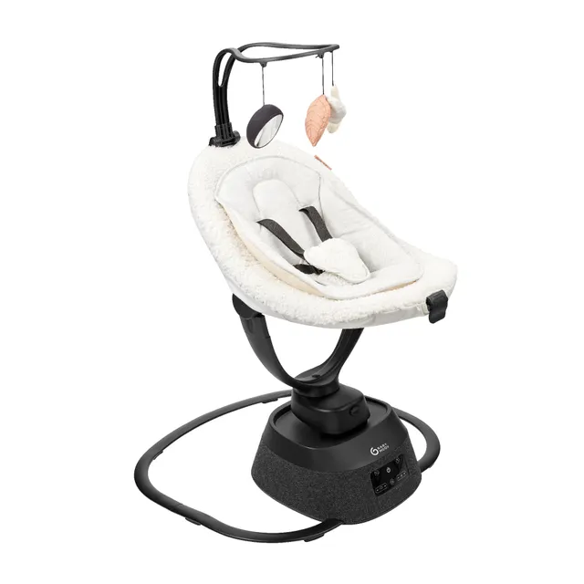 Babymoov Swoon Evolution Curl White balancelle électrique bébé