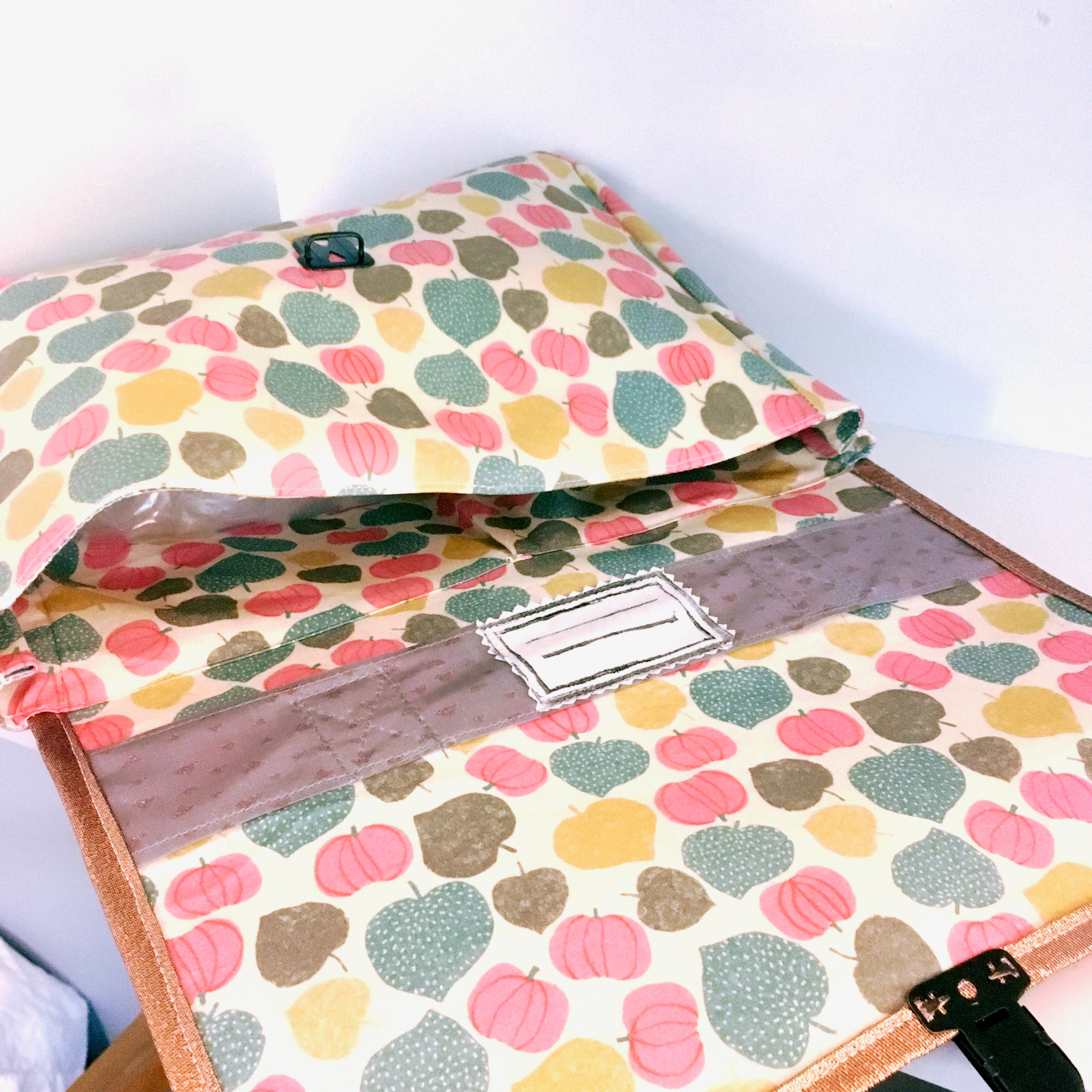 PIOLOU Le Cartable Maternelle Cartable maternelle léger Gris cuivré frutti imperméable