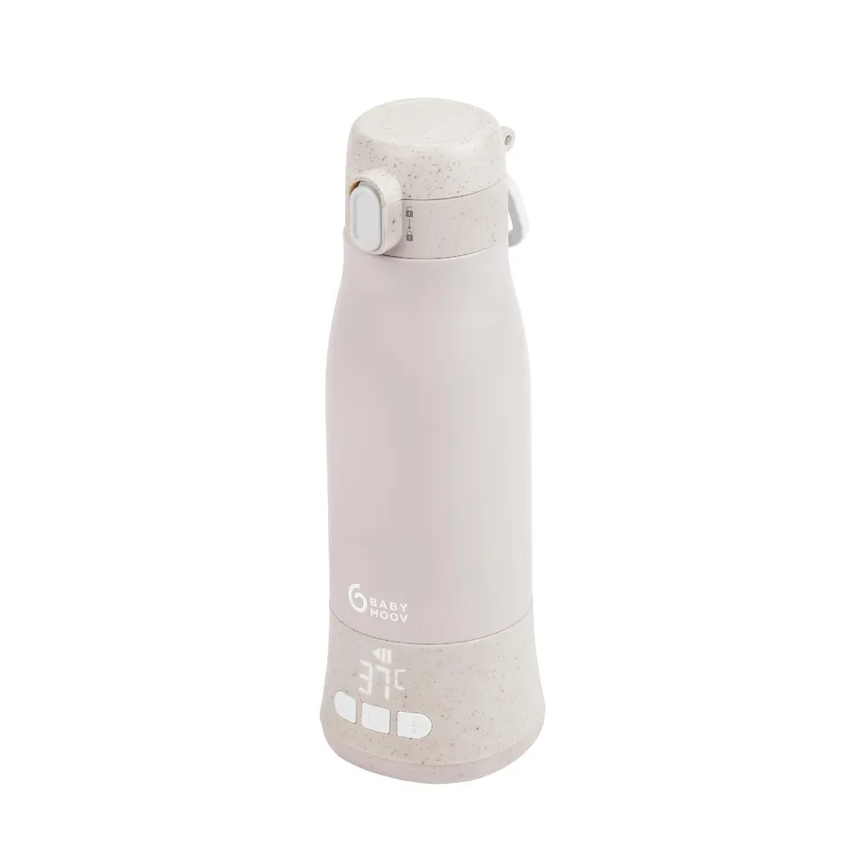 Babymoov Moov & Feed chauffe-biberon nomade beige 340 ml sans fil
