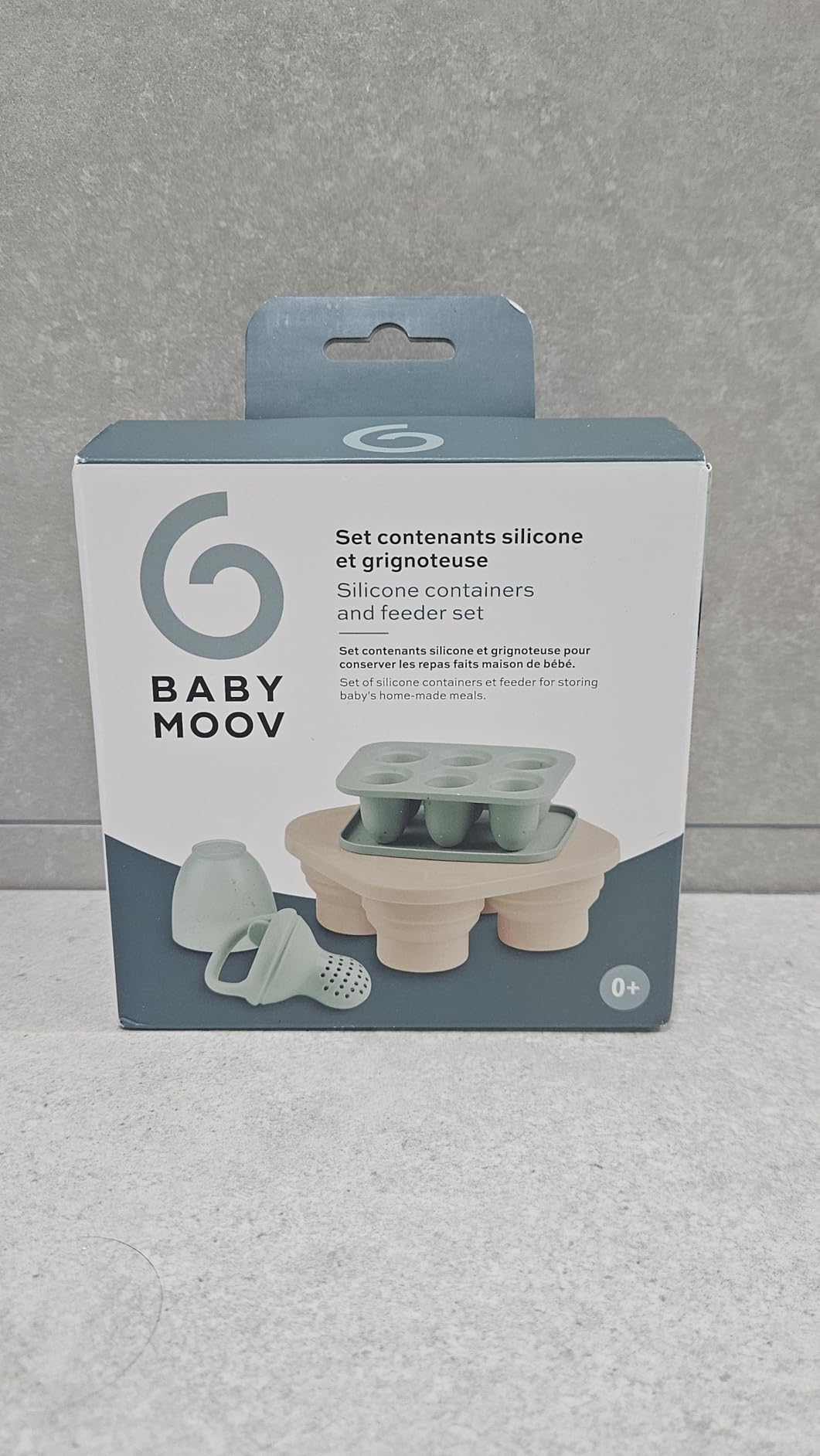 Babymoov Isy / Babybols coffret bacs à glaçons bébé et grignoteuse silicone