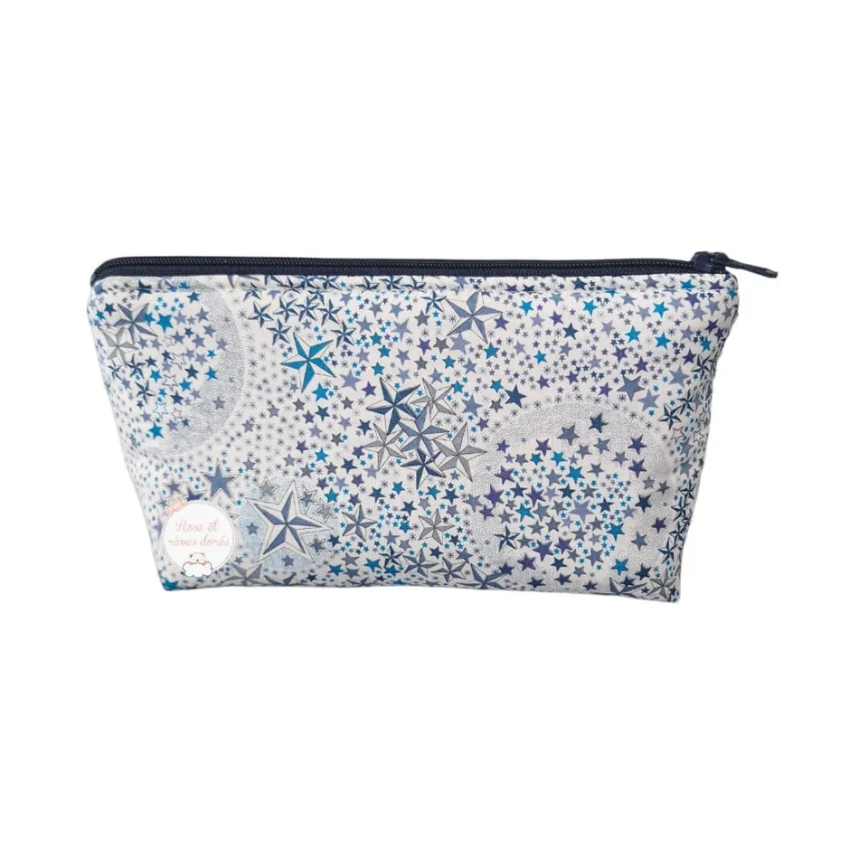 Rose et rêves dorés Pochettes et trousses diverses Trousse rêve d’étoiles trousse rouge