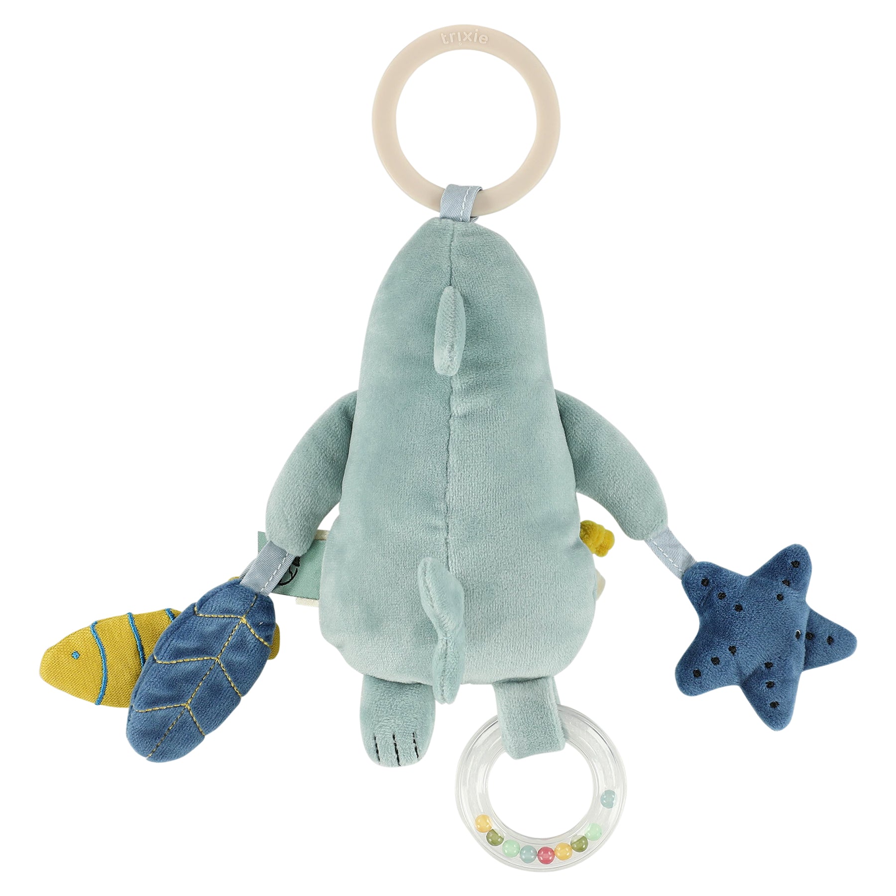 Trixie Baby Jouets d'activités jouet d’activités à suspendre Mr. Shark