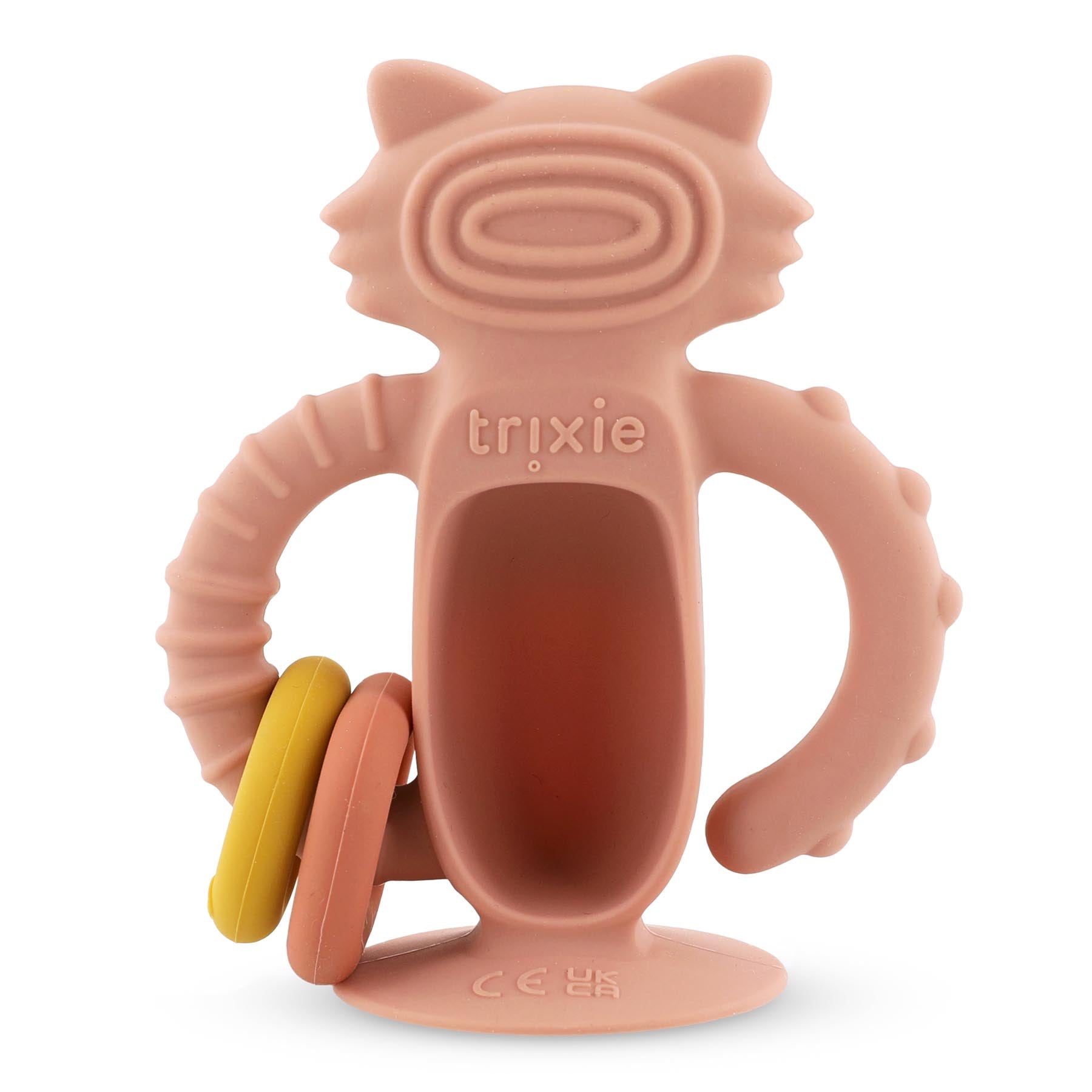 Trixie Baby Jouets sensoriels Jouet sensoriel en silicone avec ventouse Mrs. Cat