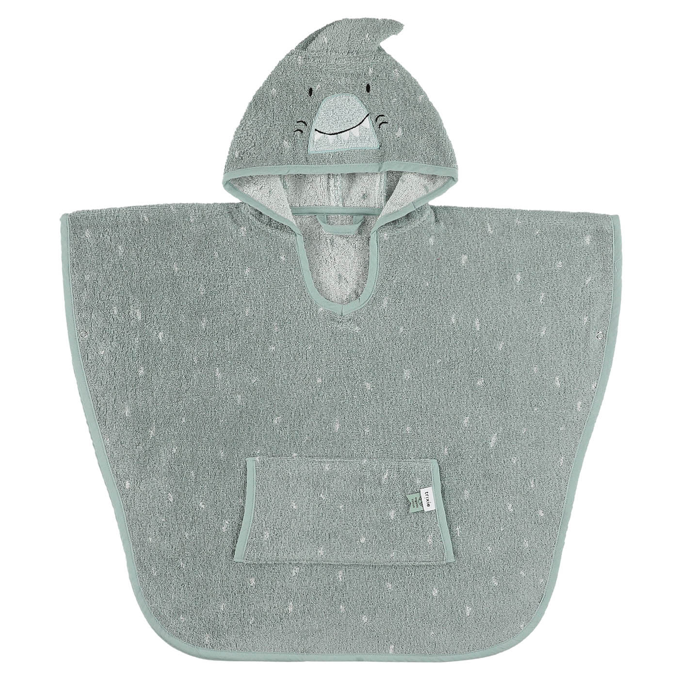 Trixie Baby Ponchos Mr. Shark poncho de bain coton bio