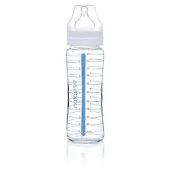Natae Biberons biberon en verre 330 ml à tétine silicone col large