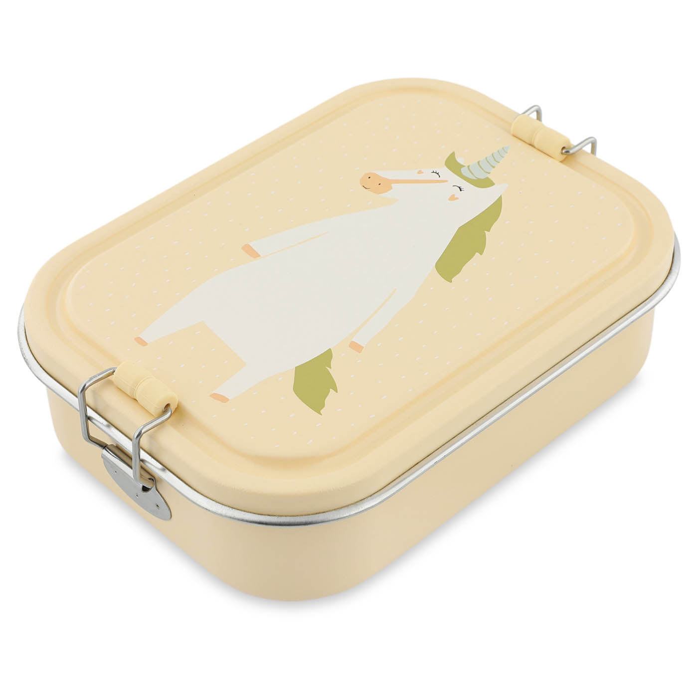 Trixie Baby Boîtes à goûter et boîtes repas Mrs. Unicorn grande boîte repas inox