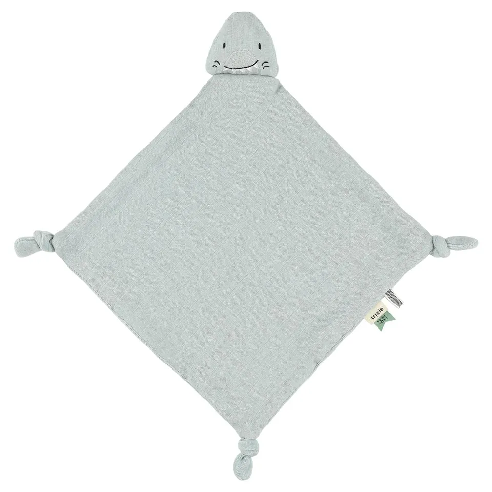 Trixie Baby Premiers jouets Doudou Bliss Mr. Shark en mousseline